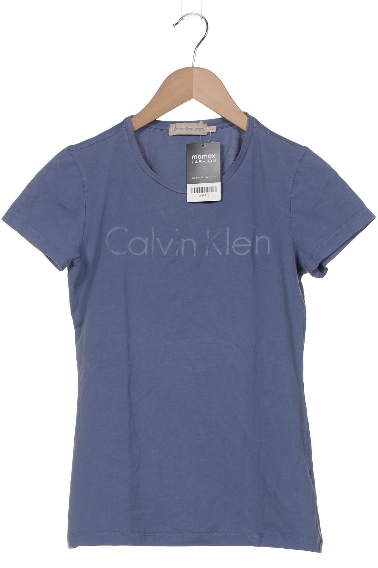 

Calvin Klein Jeans Damen T-Shirt, blau, Gr. 42