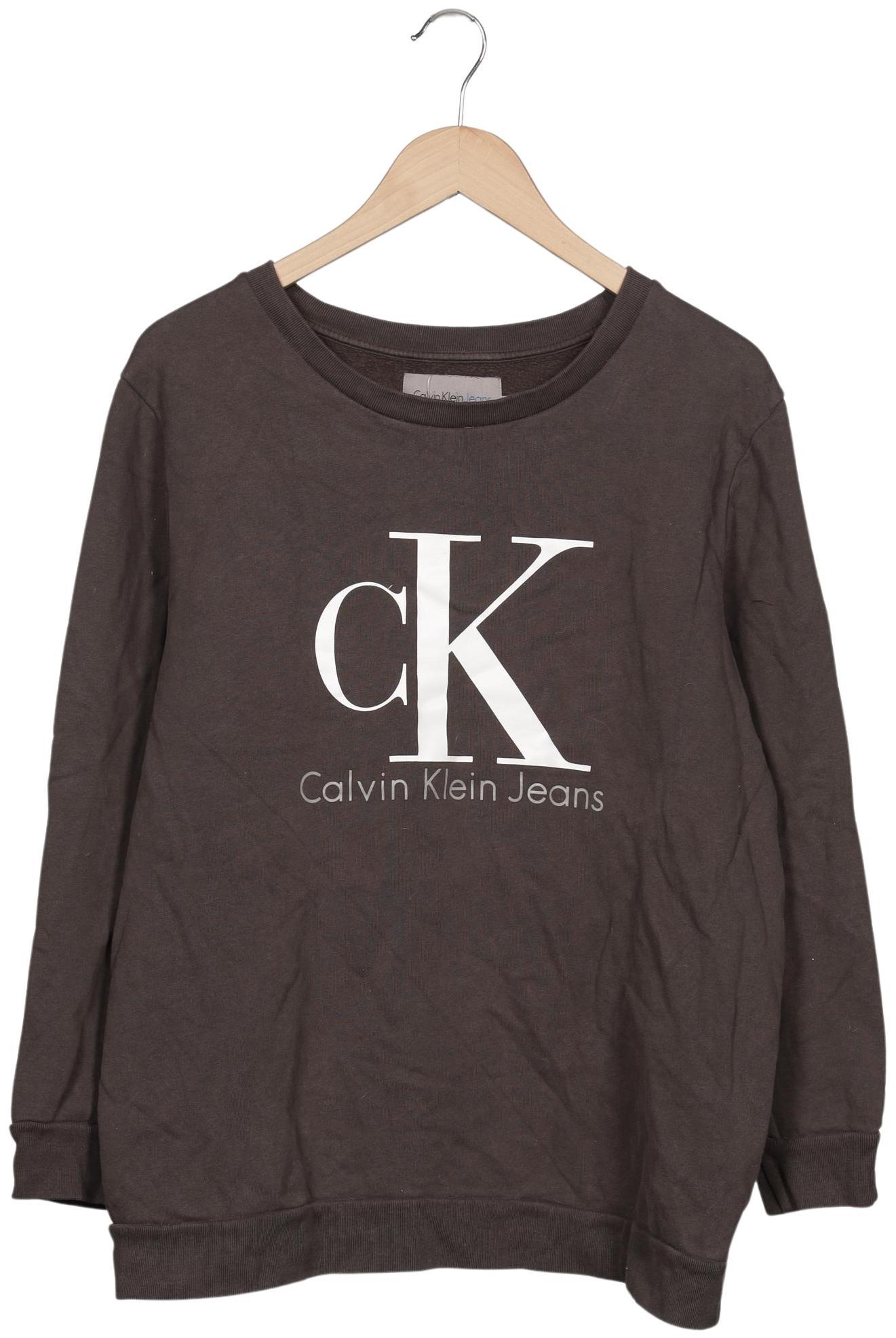 

Calvin Klein Jeans Damen Sweatshirt, grau, Gr. 44