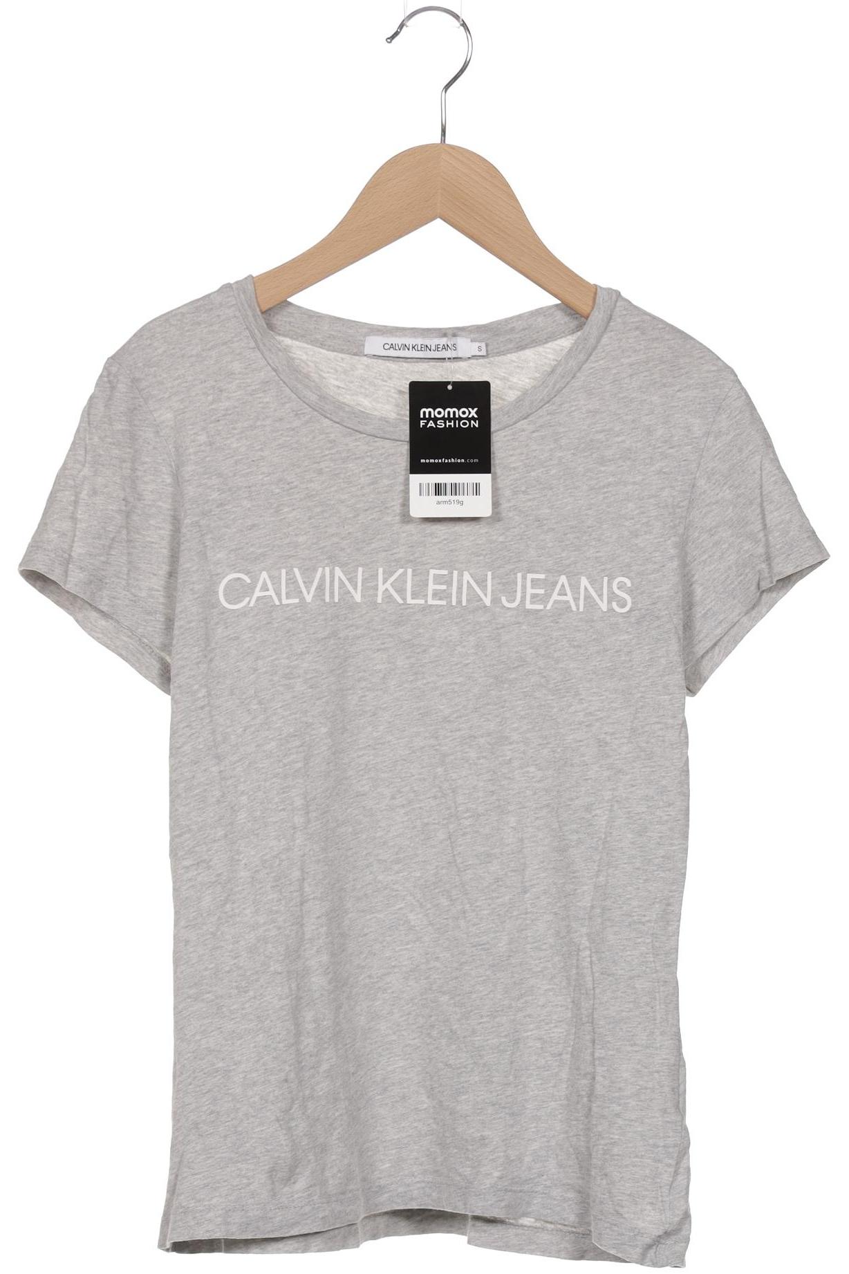 

Calvin Klein Jeans Damen T-Shirt, grau, Gr. 36