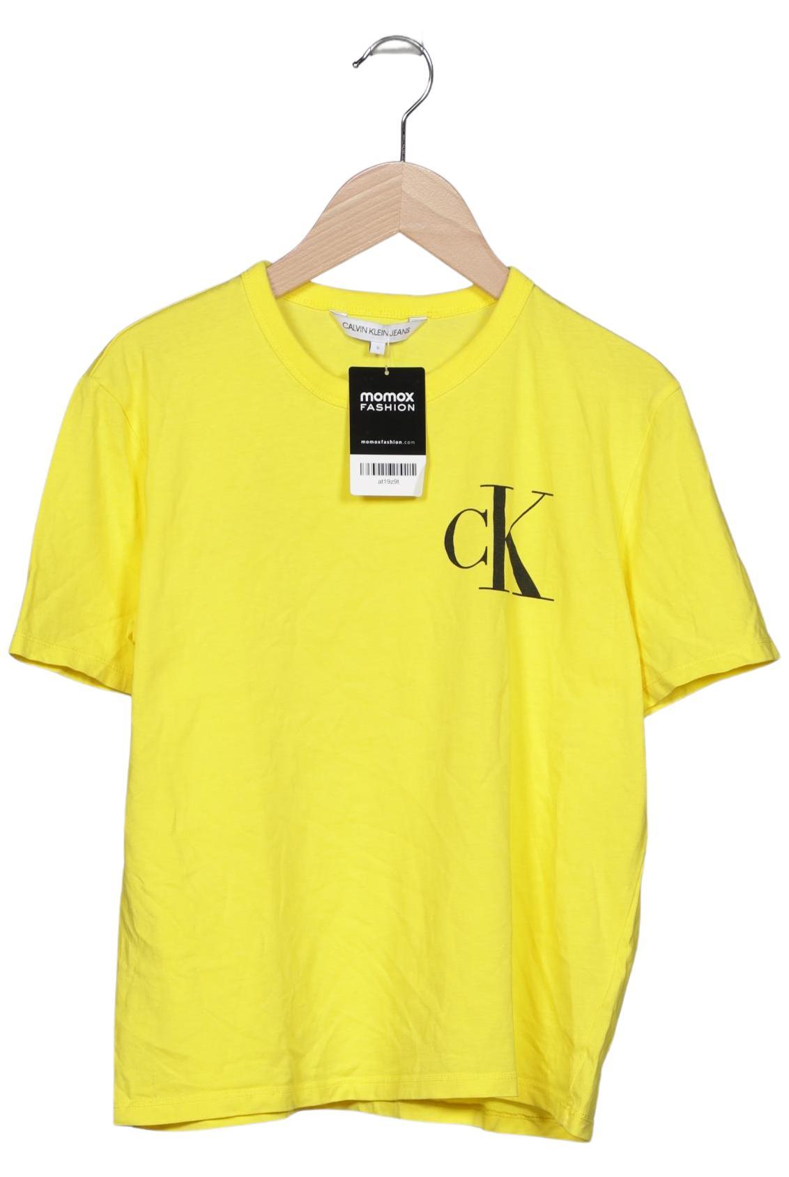 

Calvin Klein Jeans Damen T-Shirt, gelb, Gr. 36