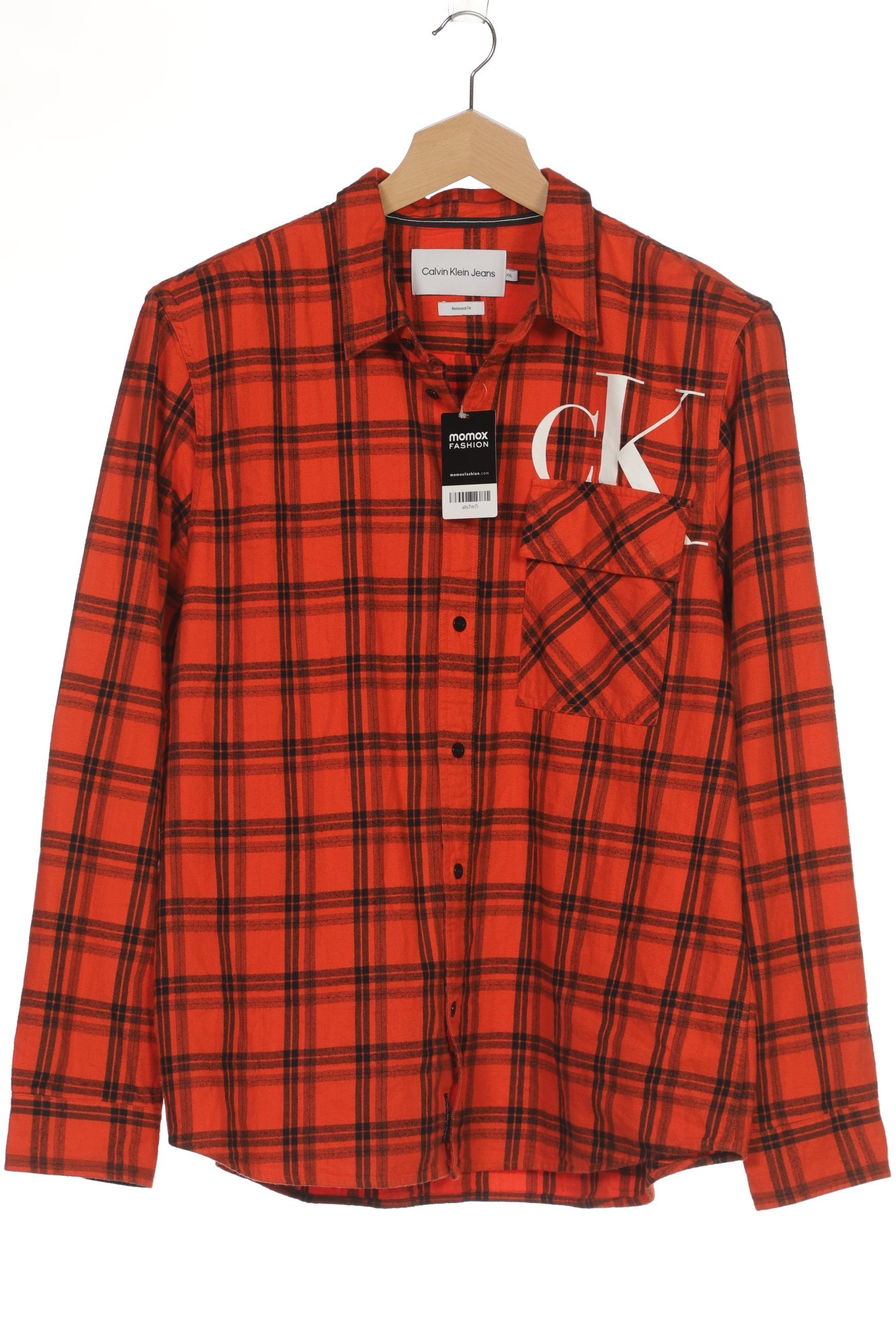 

Calvin Klein Jeans Herren Hemd, orange, Gr. 56