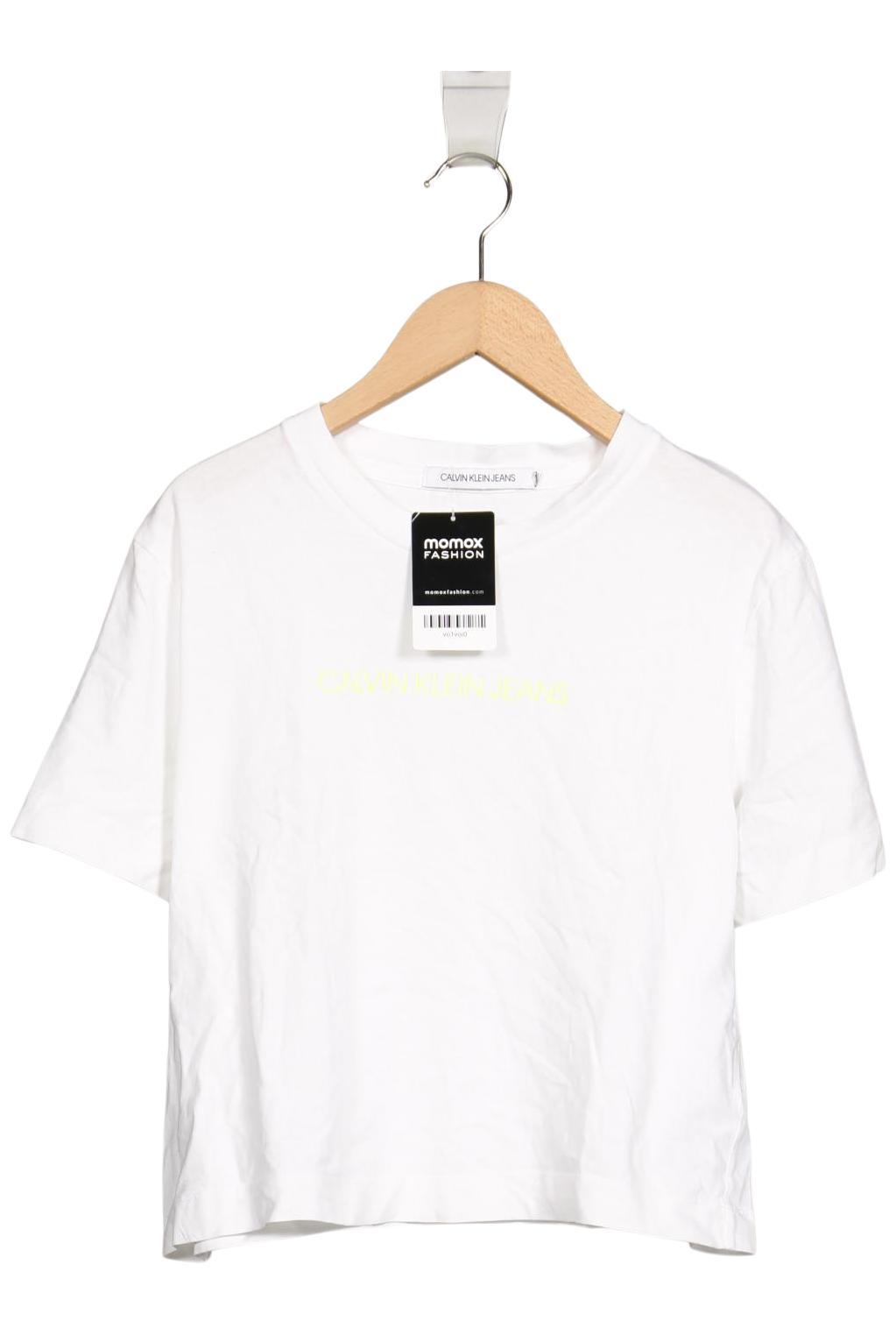 

Calvin Klein Jeans Damen T-Shirt, weiß, Gr. 36