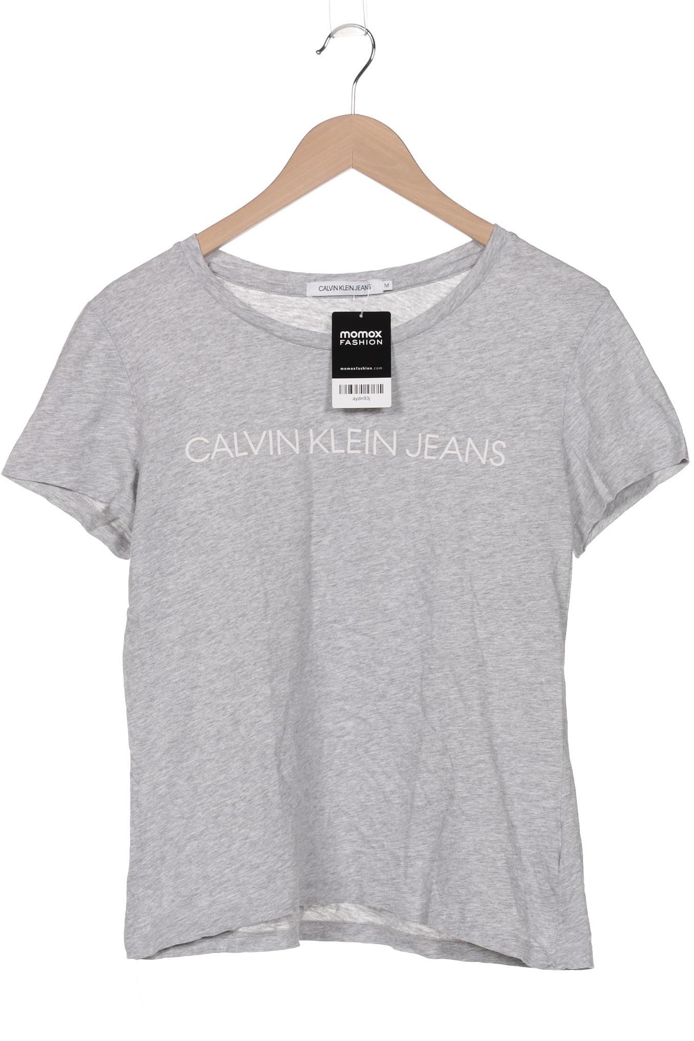 

Calvin Klein Jeans Damen T-Shirt, grau, Gr. 38