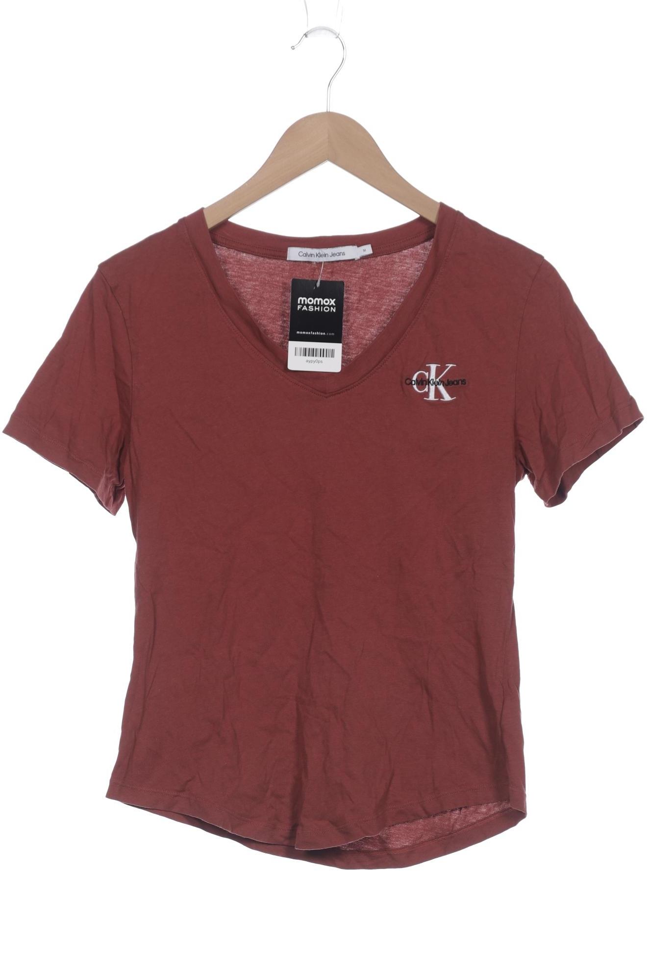 

Calvin Klein Jeans Damen T-Shirt, braun, Gr. 38