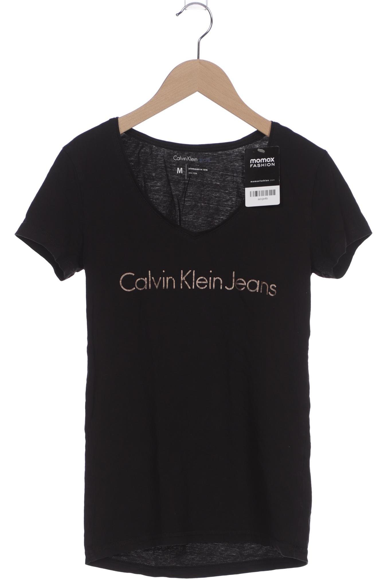 

Calvin Klein Jeans Damen T-Shirt, schwarz, Gr. 38
