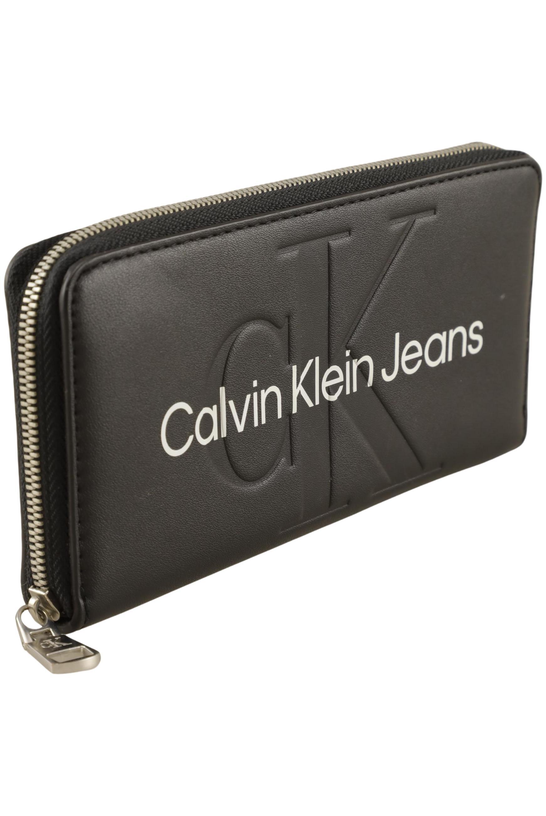 

Calvin Klein Jeans Damen Portemonnaie, schwarz, Gr.