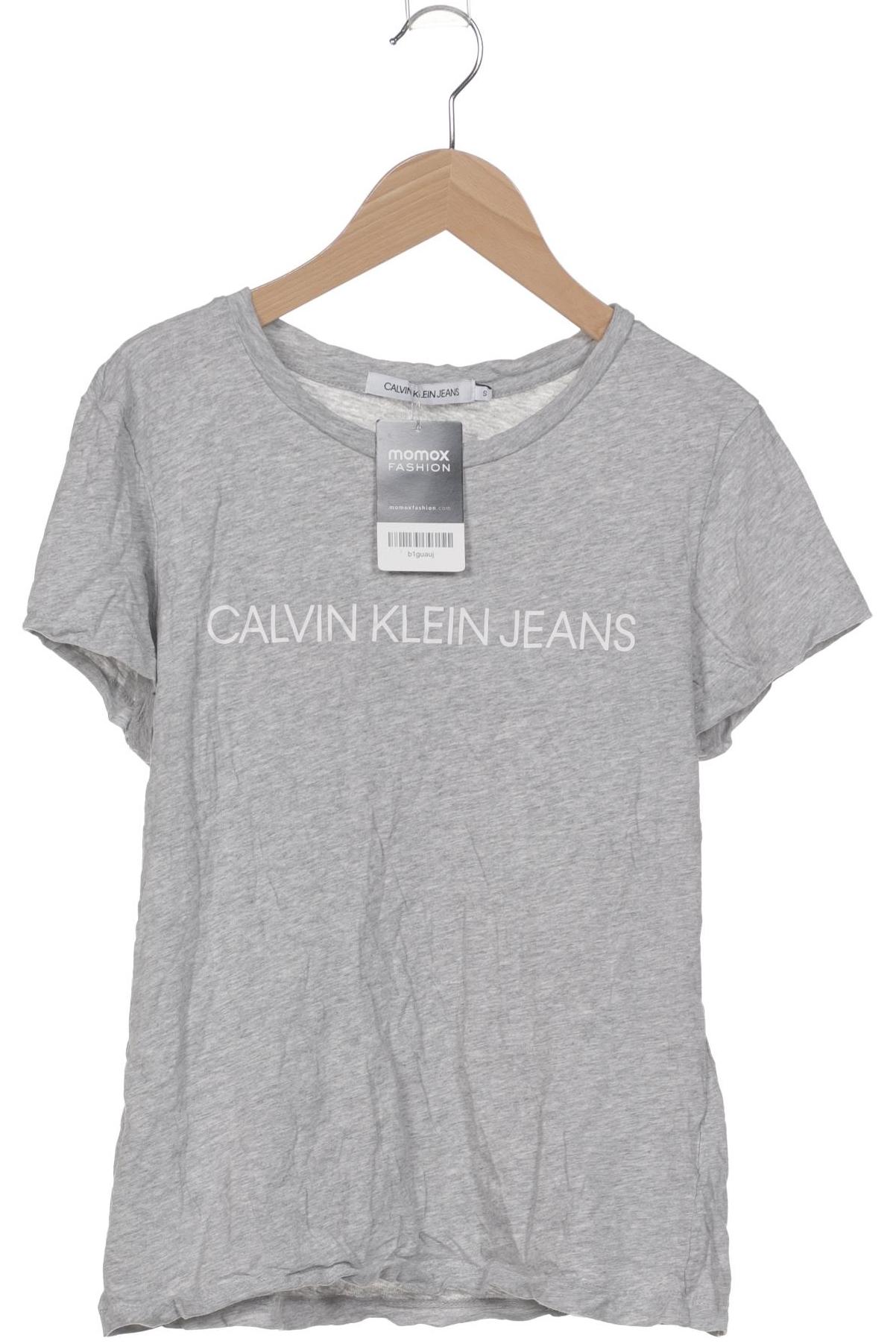 

Calvin Klein Jeans Damen T-Shirt, grau, Gr. 36