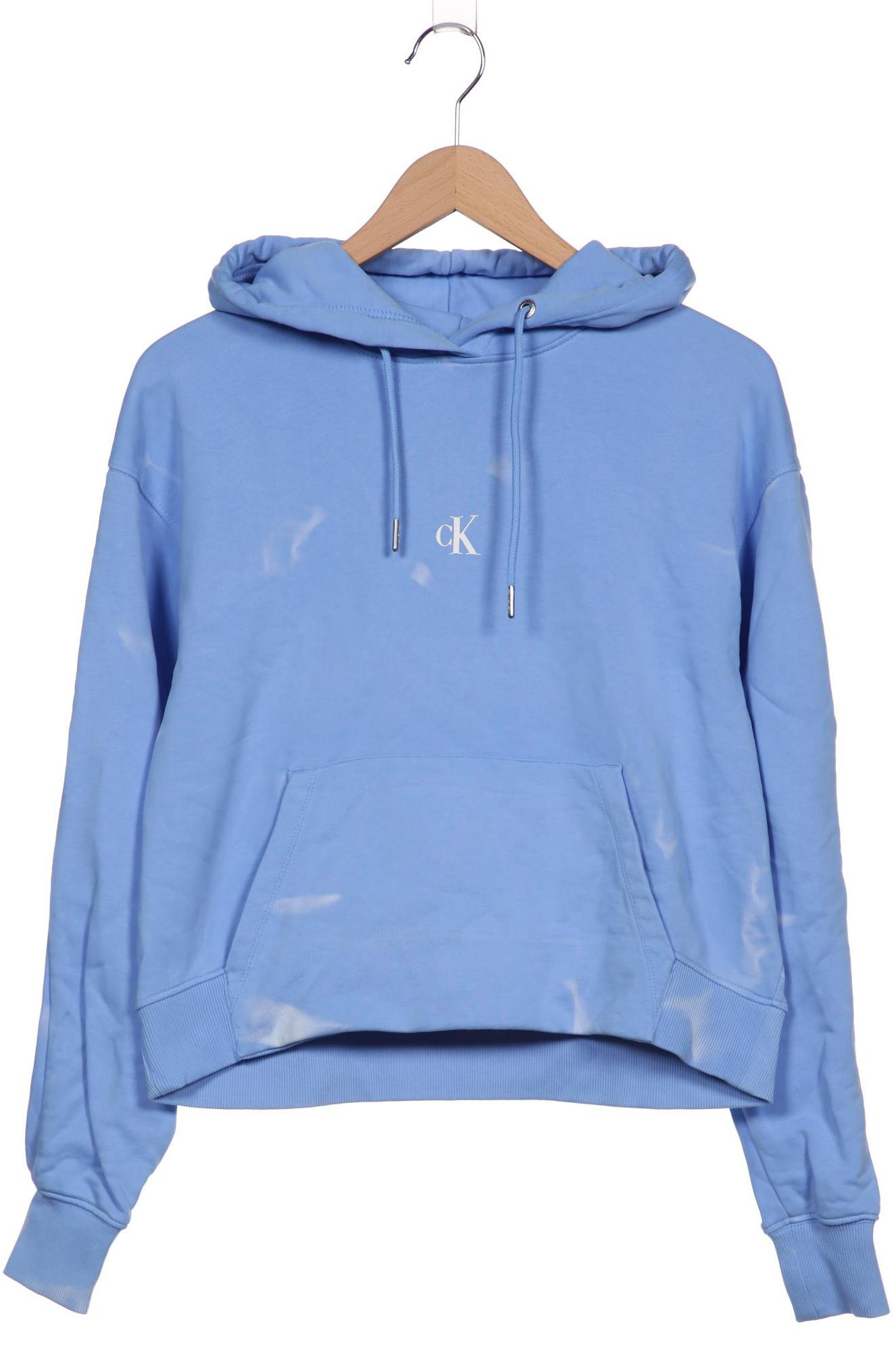 

Calvin Klein Jeans Damen Kapuzenpullover, hellblau
