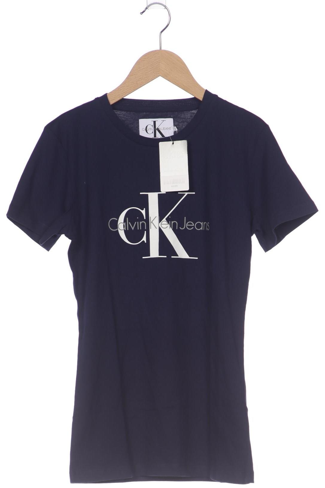 

Calvin Klein Jeans Damen T-Shirt, marineblau, Gr. 36
