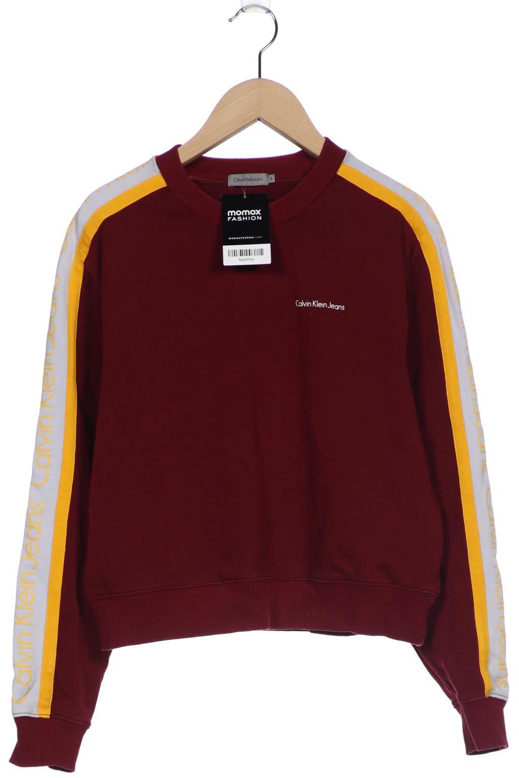 

Calvin Klein Jeans Damen Sweatshirt, bordeaux, Gr. 36