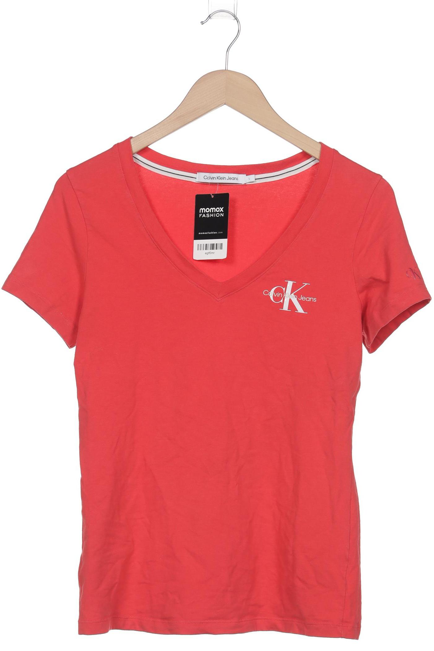 

Calvin Klein Jeans Damen T-Shirt, rot, Gr. 42