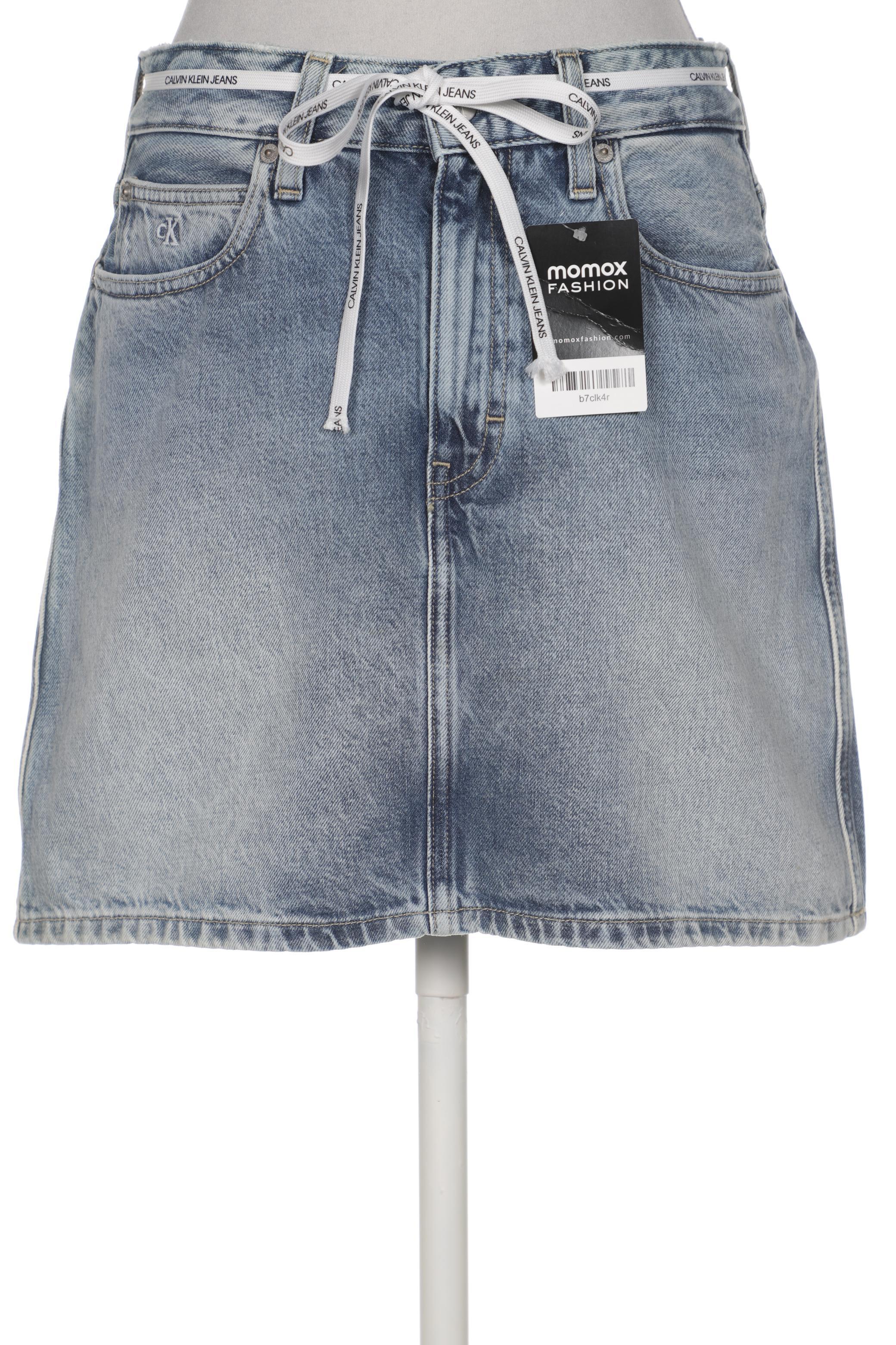

Calvin Klein Jeans Damen Rock, blau, Gr. 28