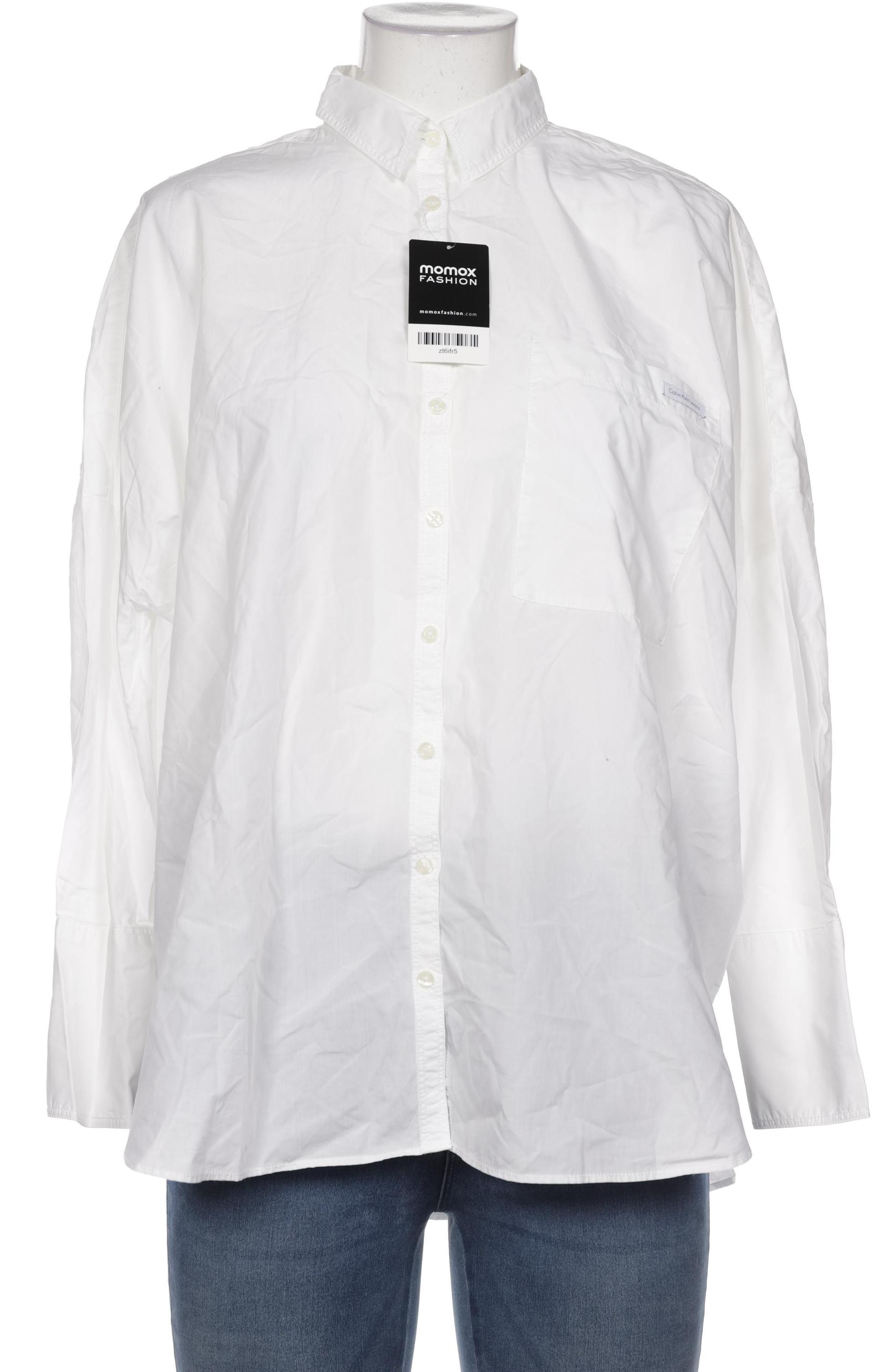 

Calvin Klein Jeans Damen Bluse, weiß, Gr. 38