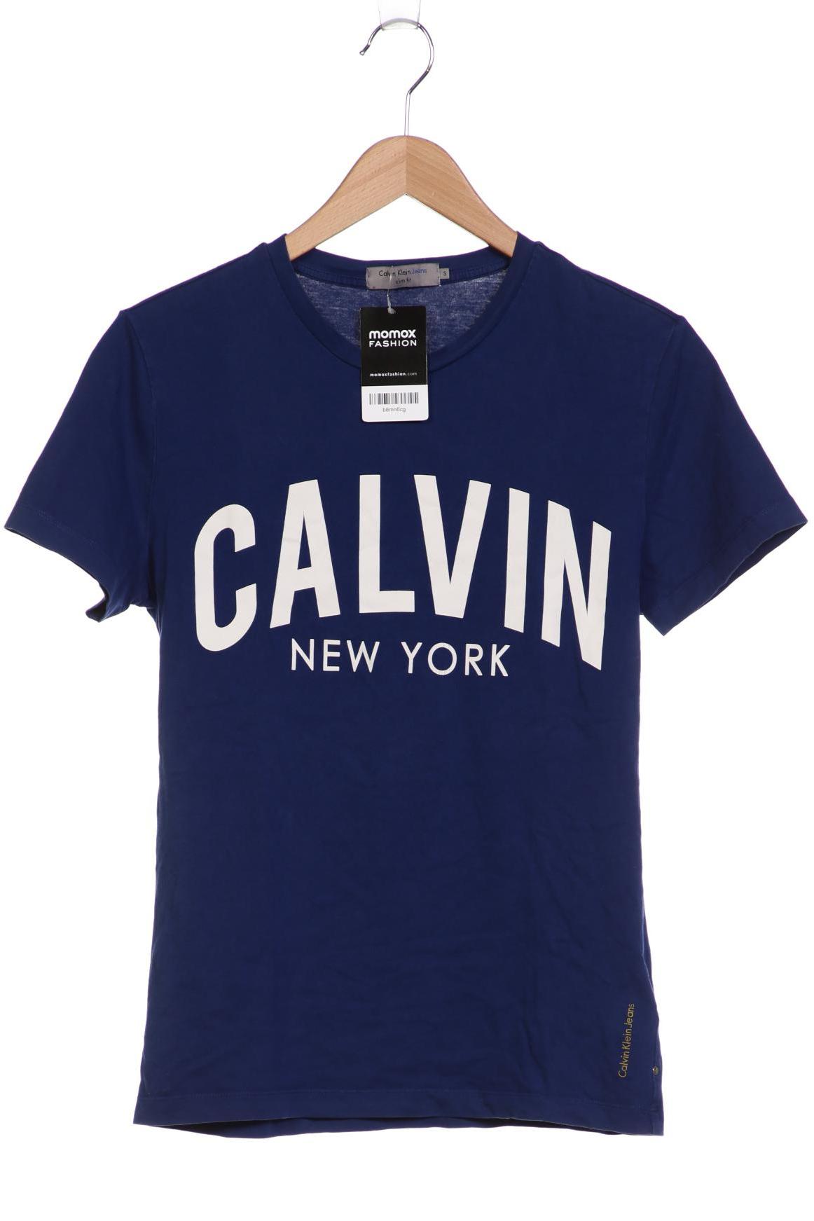 

Calvin Klein Jeans Damen T-Shirt, marineblau, Gr. 36