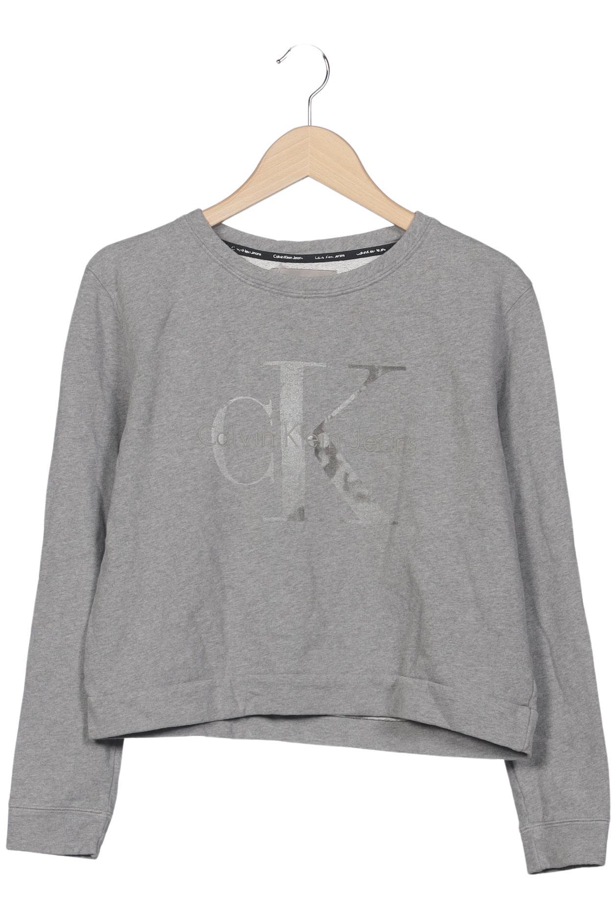 

Calvin Klein Jeans Damen Sweatshirt, grau, Gr. 38