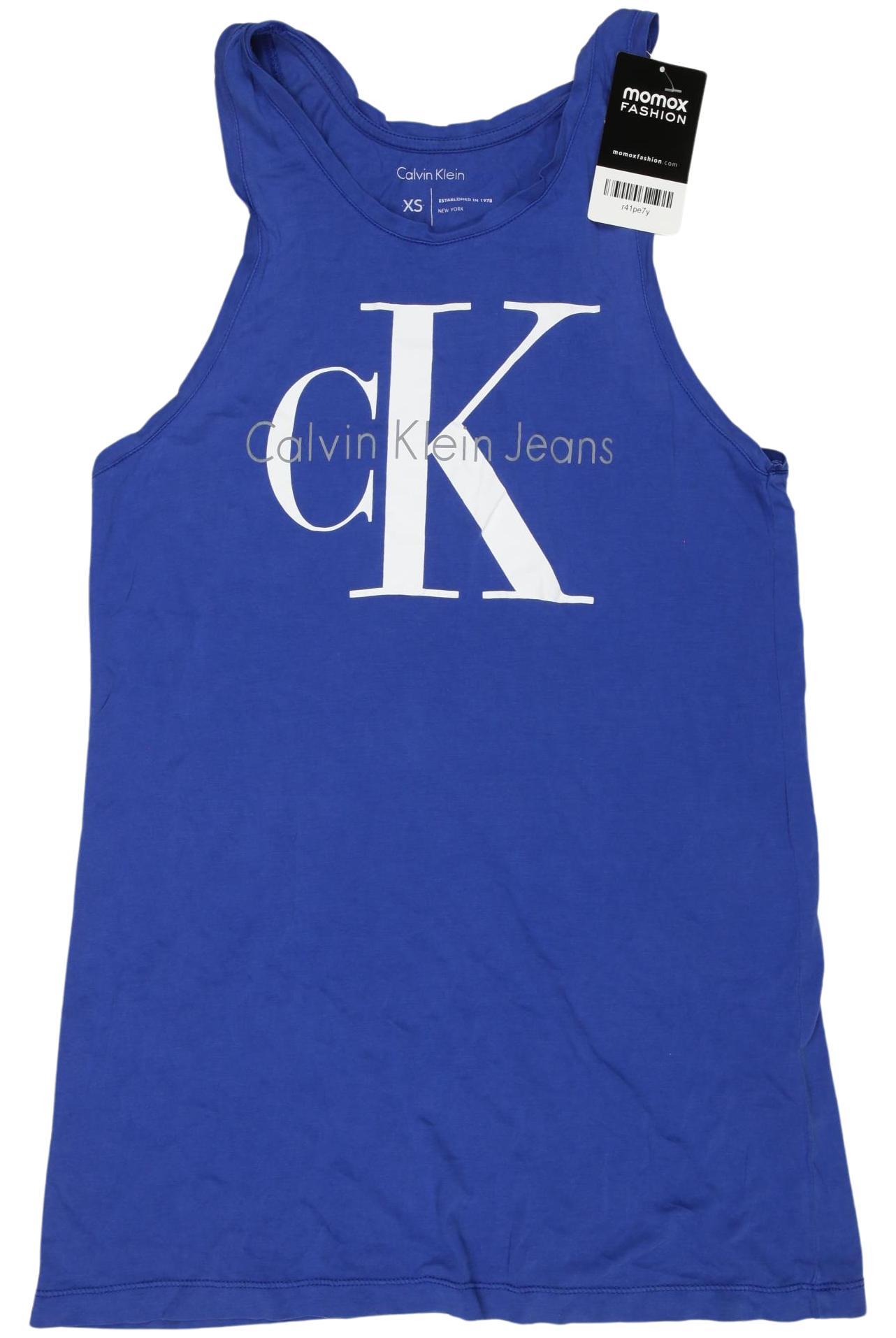 

Calvin Klein Jeans Damen Top, blau, Gr. 34