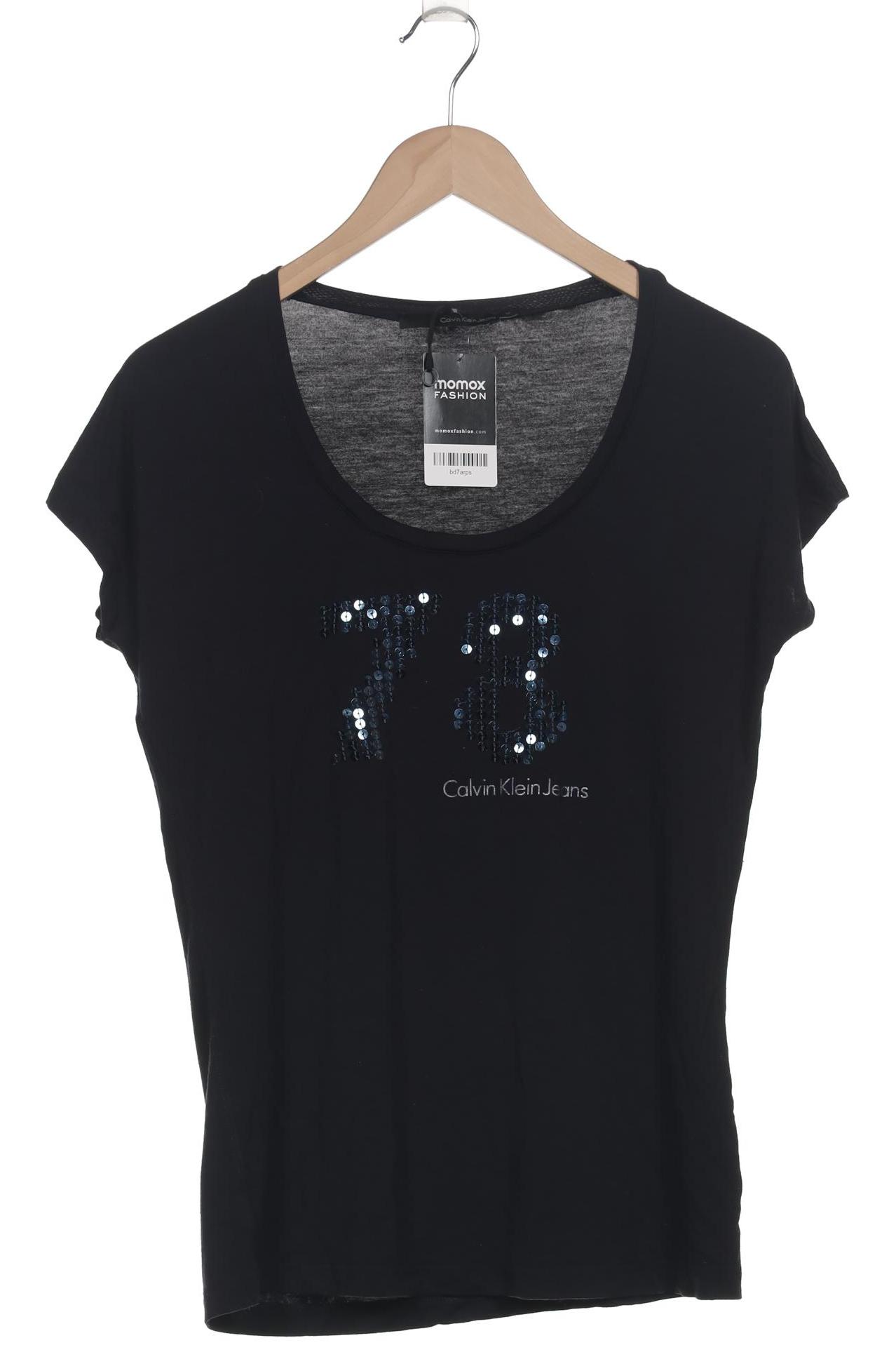 

Calvin Klein Jeans Damen T-Shirt, marineblau, Gr. 38