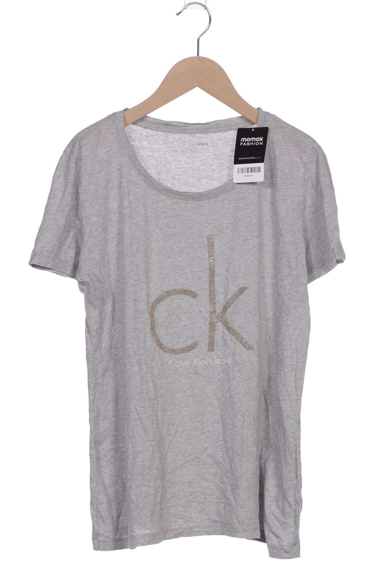 

Calvin Klein Jeans Damen T-Shirt, grau, Gr. 38