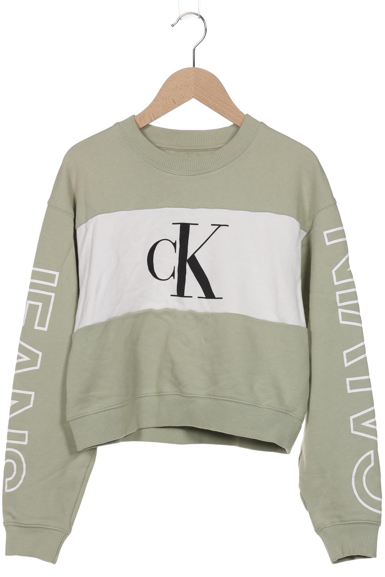 

Calvin Klein Jeans Damen Sweatshirt, hellgrün, Gr. 34