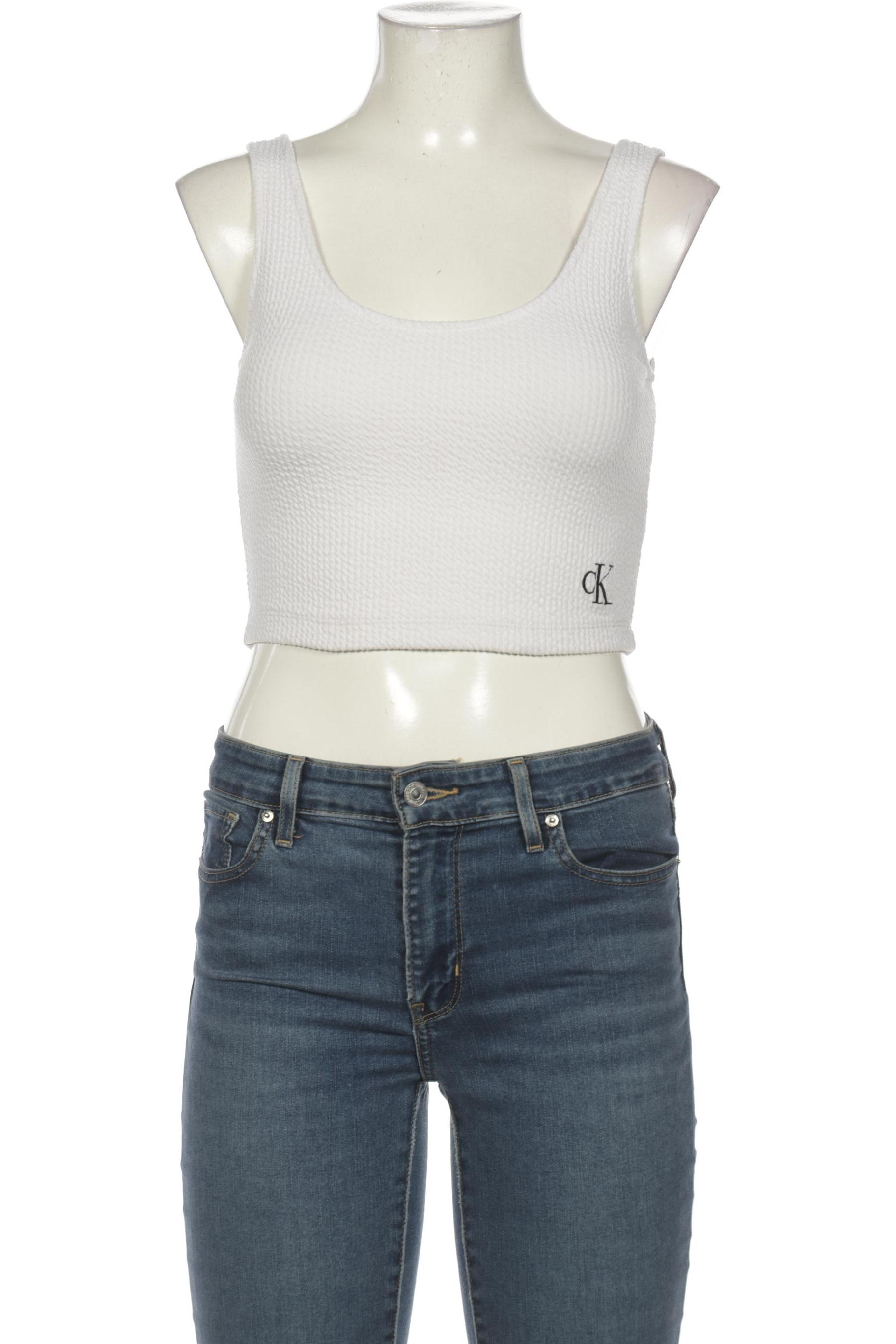 

Calvin Klein Jeans Damen Top, weiß