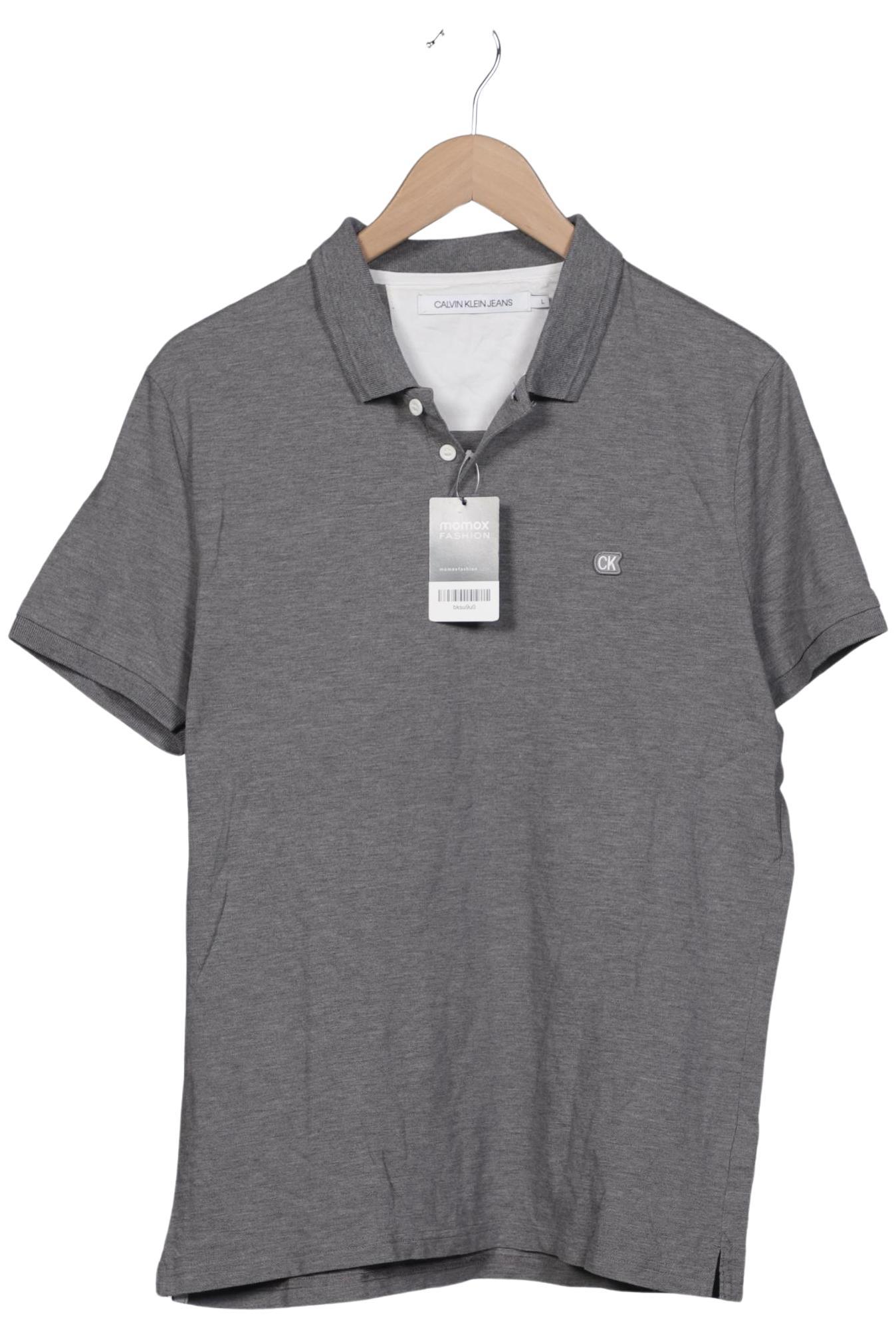 

Calvin Klein Jeans Herren Poloshirt, grau, Gr. 52