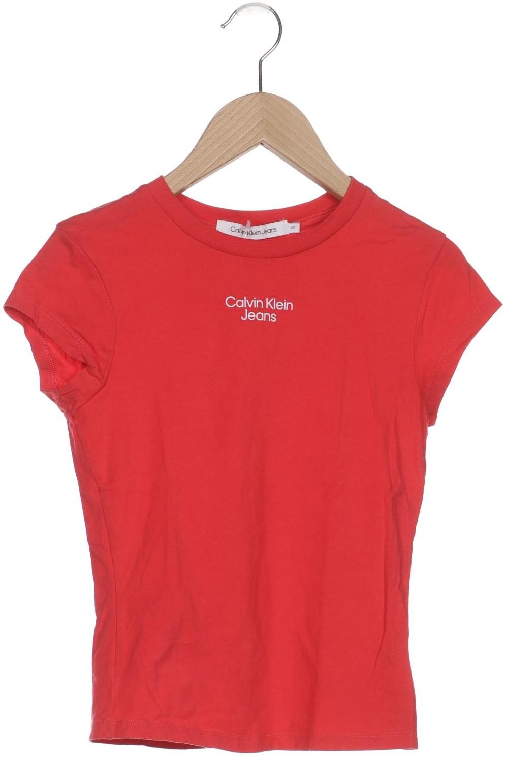 

Calvin Klein Jeans Damen T-Shirt, rot, Gr. 34