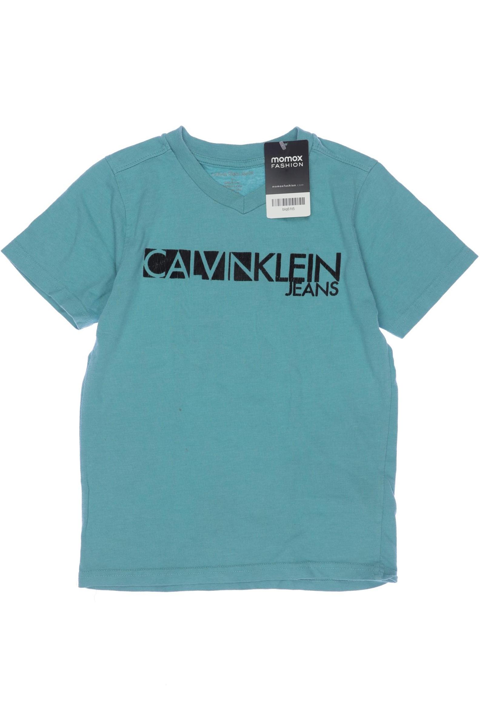 

Calvin Klein Jeans Damen T-Shirt, türkis, Gr. 8