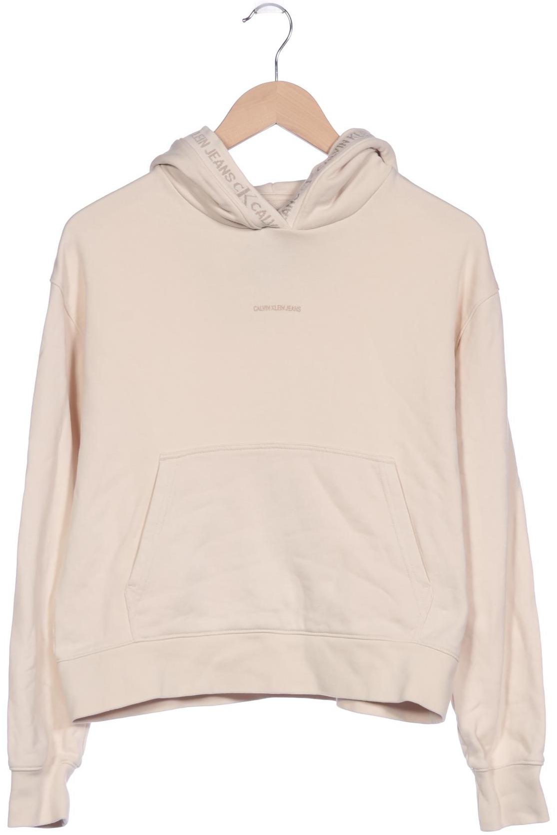 

Calvin Klein Jeans Damen Kapuzenpullover, beige, Gr. 38
