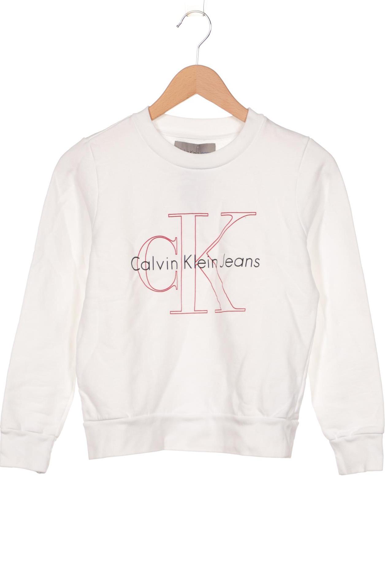

Calvin Klein Jeans Damen Sweatshirt, weiß, Gr. 34