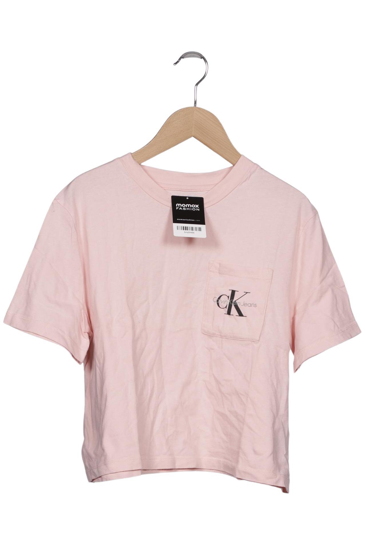 

Calvin Klein Jeans Damen T-Shirt, pink, Gr. 38