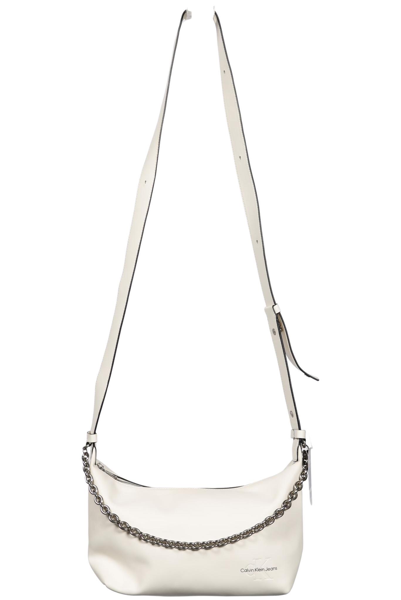 

Calvin Klein Jeans Damen Handtasche, cremeweiß, Gr.