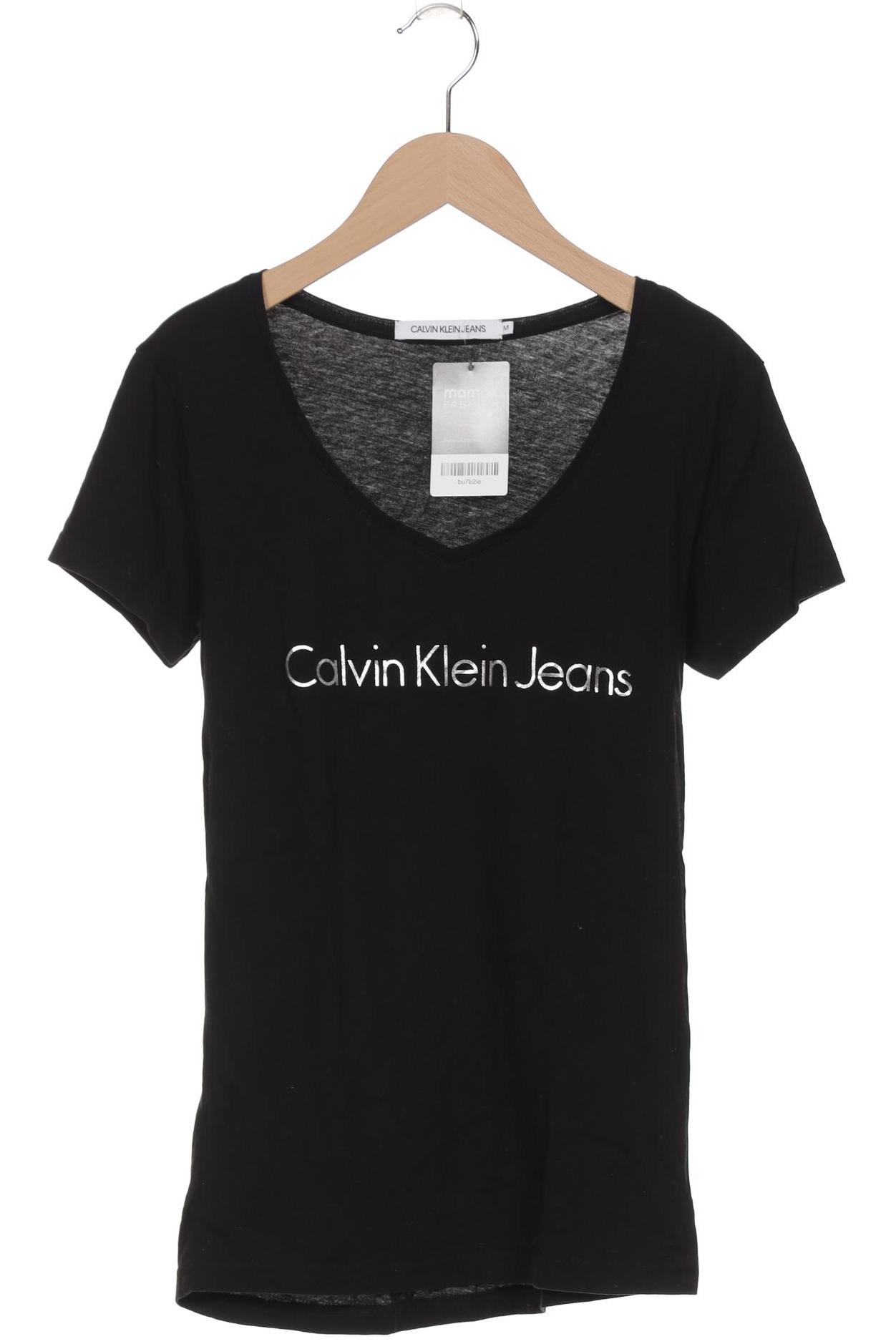 

Calvin Klein Jeans Damen T-Shirt, schwarz, Gr. 38