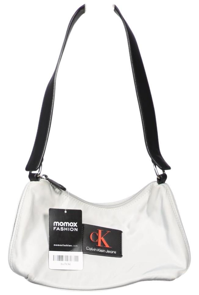 

Calvin Klein Jeans Damen Handtasche, silber, Gr.