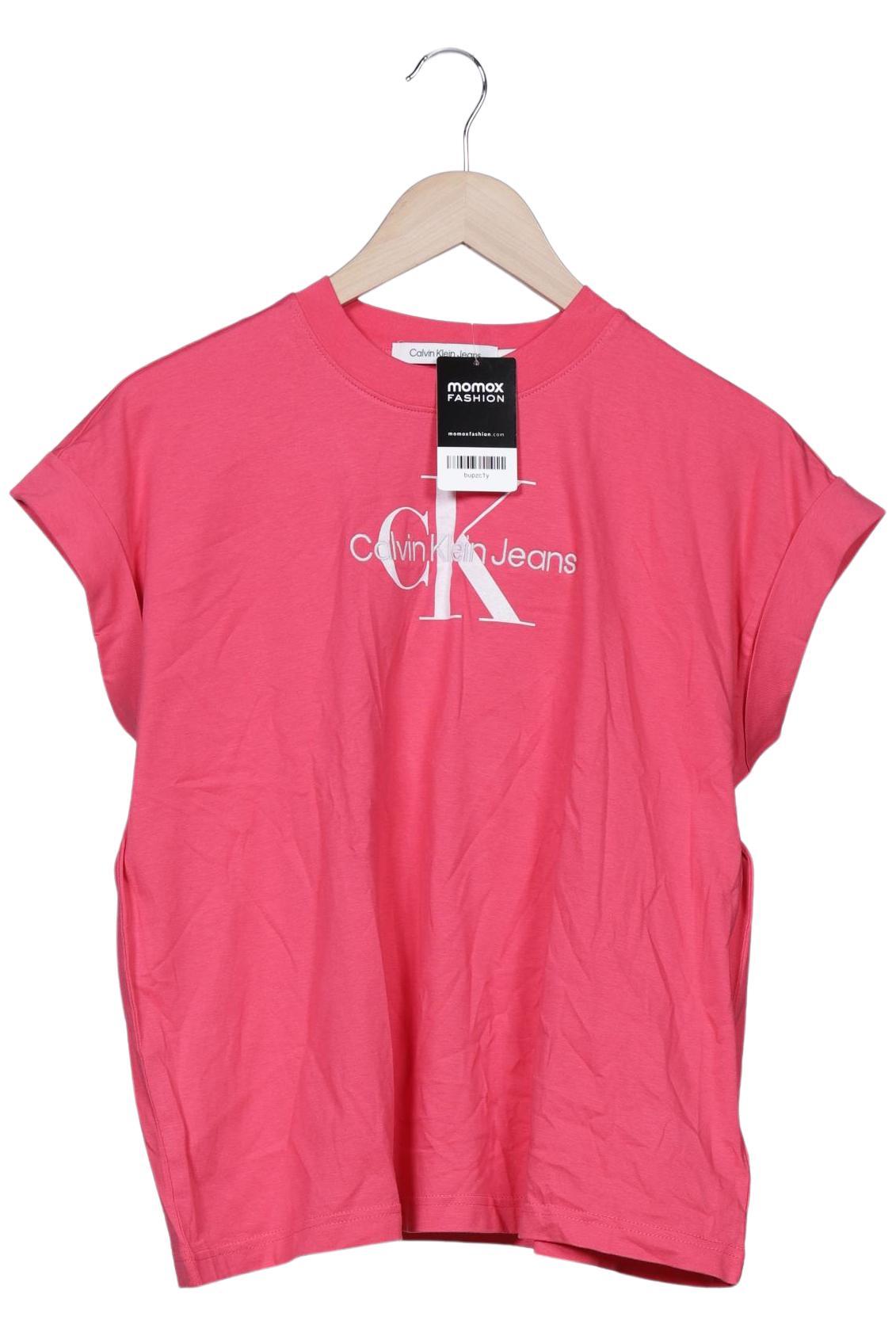 

Calvin Klein Jeans Damen T-Shirt, pink, Gr. 36