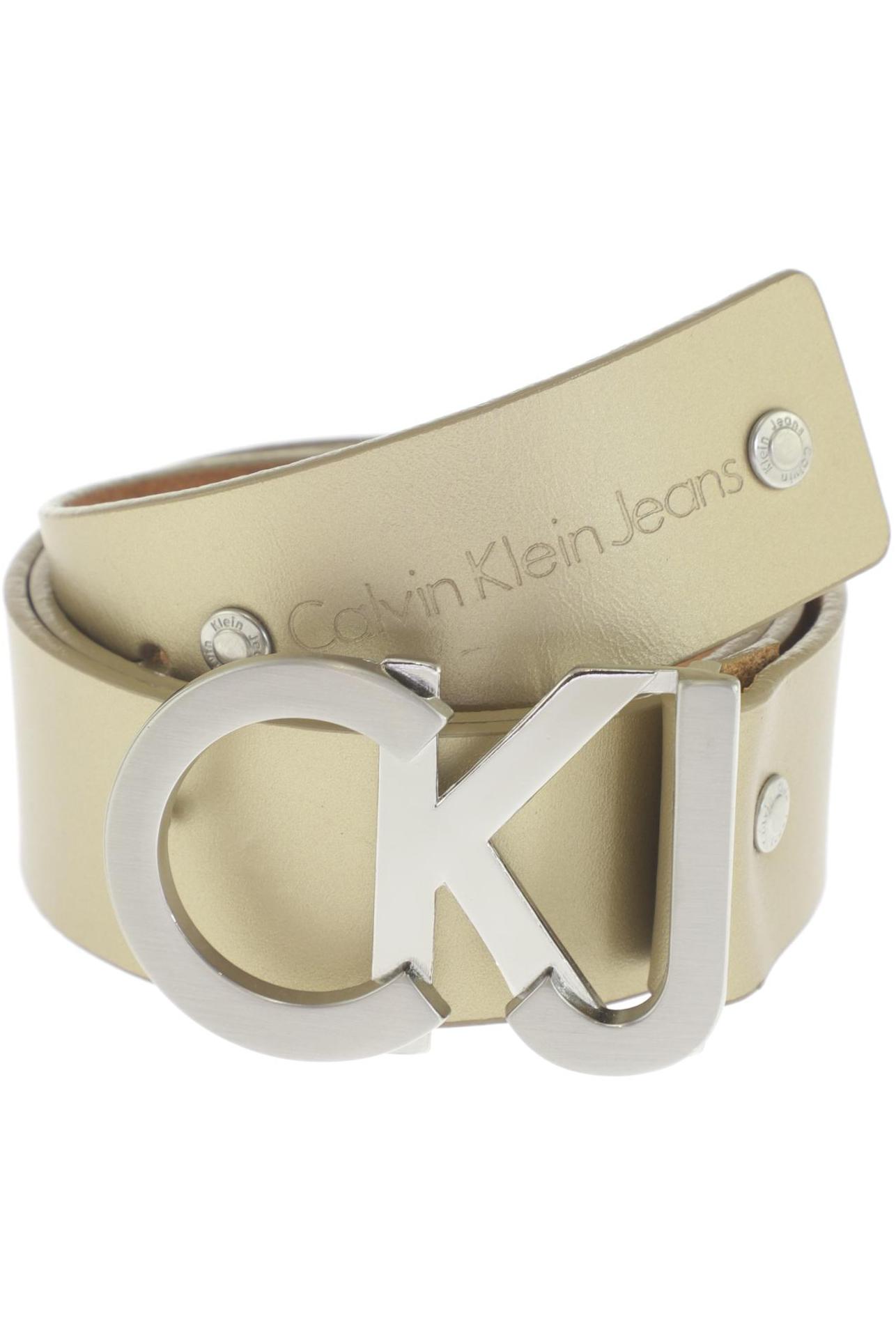 

Calvin Klein Jeans Damen Gürtel, beige, Gr. 80