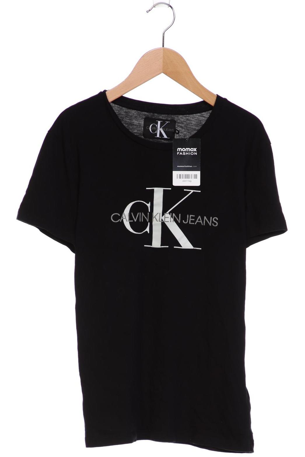 

Calvin Klein Jeans Damen T-Shirt, schwarz, Gr. 38