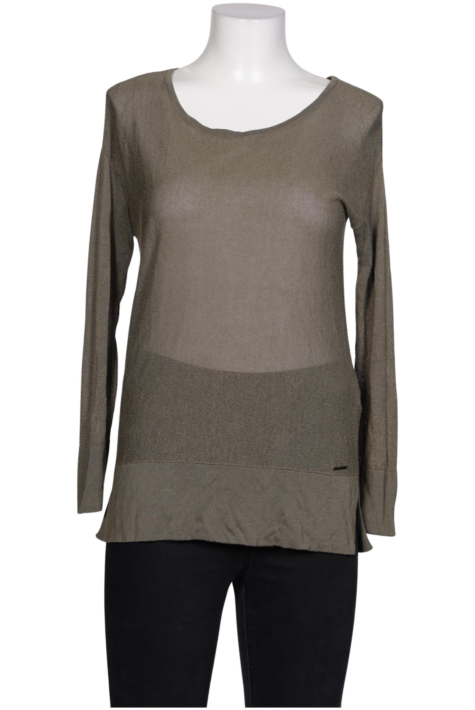 

Calvin Klein Jeans Damen Langarmshirt, grün, Gr. 38
