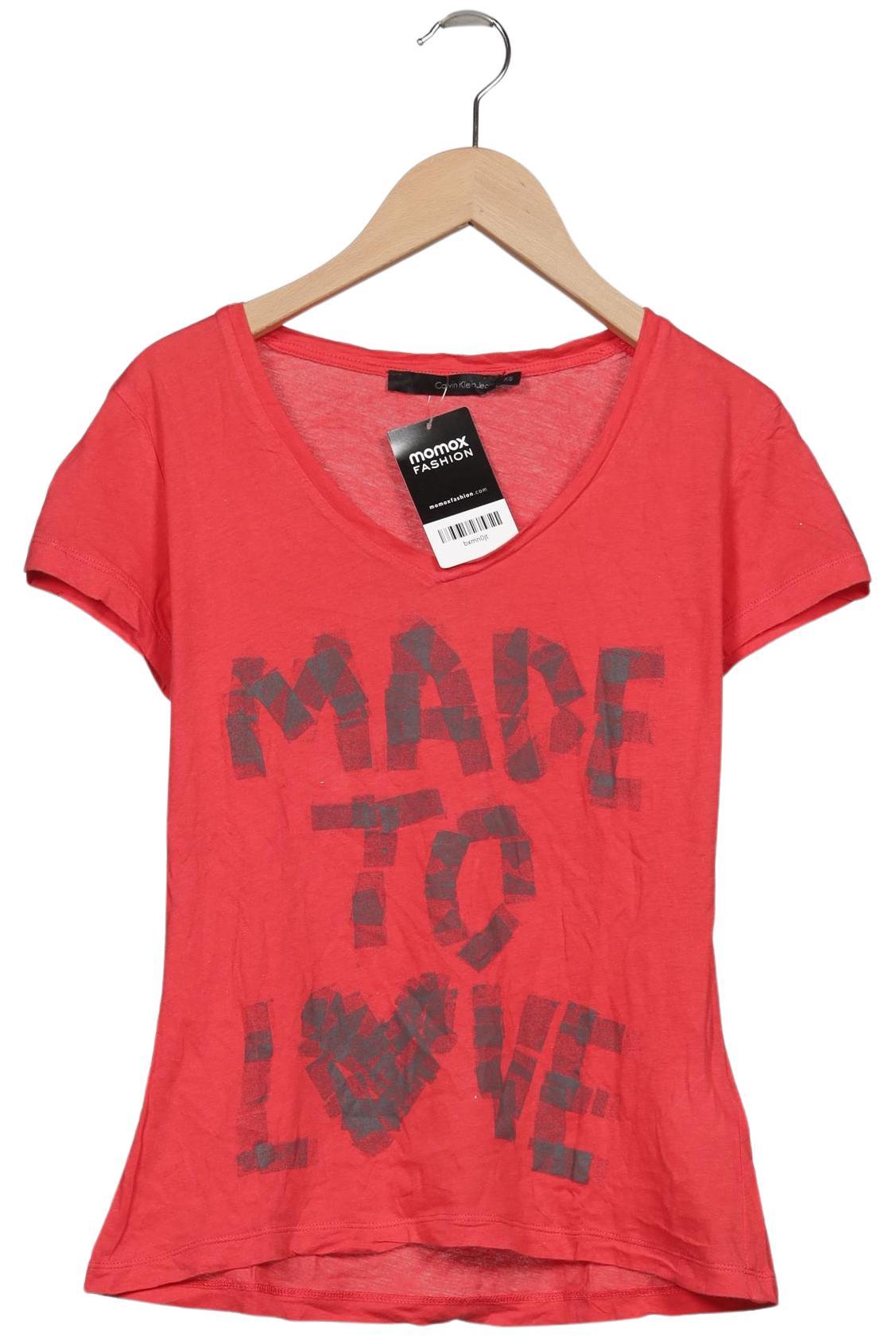 

Calvin Klein Jeans Damen T-Shirt, rot, Gr. 34