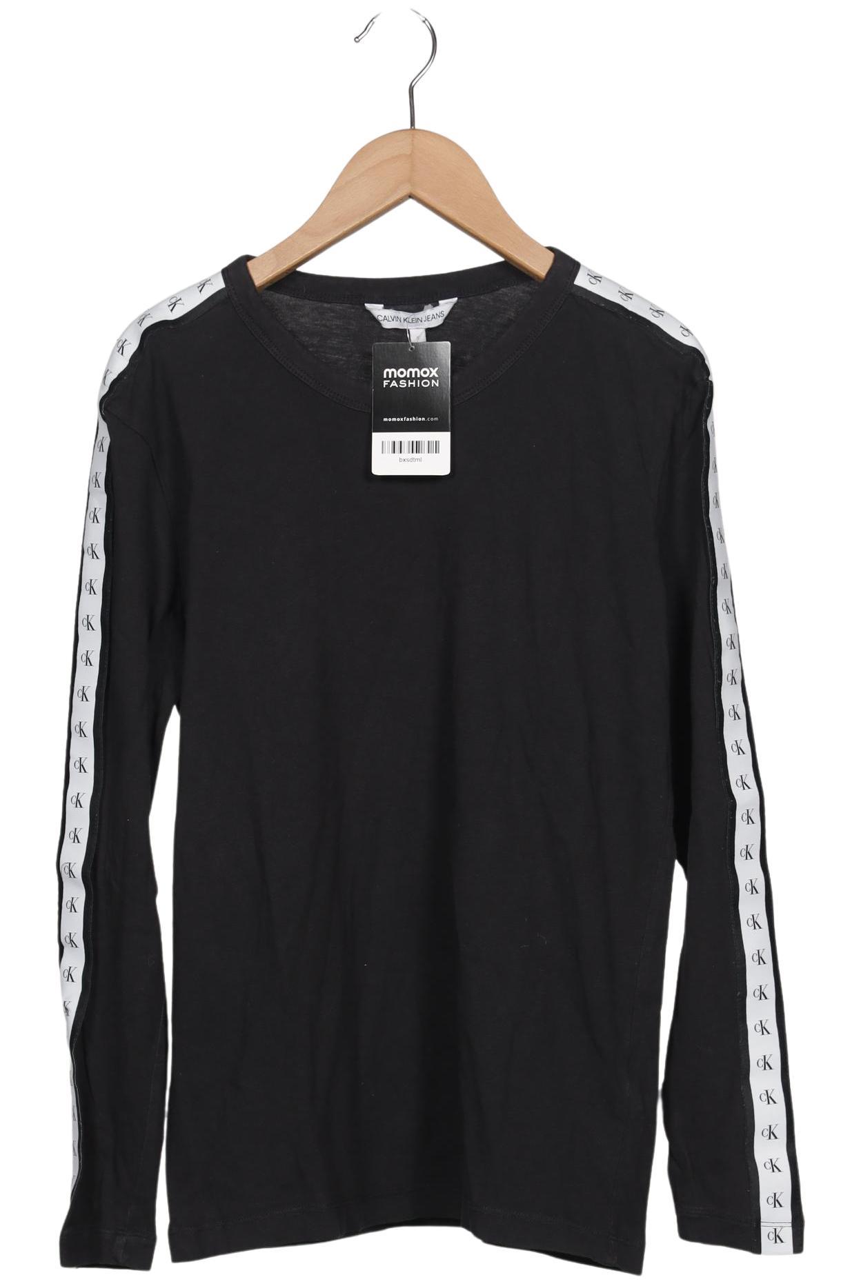 

Calvin Klein Jeans Damen Langarmshirt, schwarz, Gr. 36