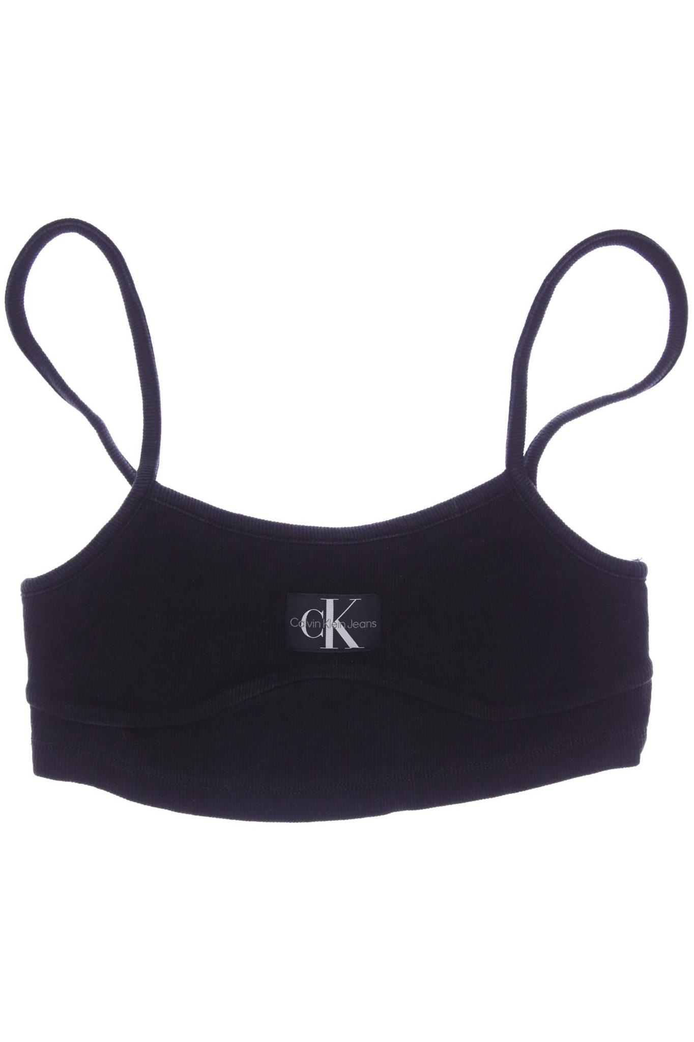 

Calvin Klein Jeans Damen Top, schwarz, Gr. 34