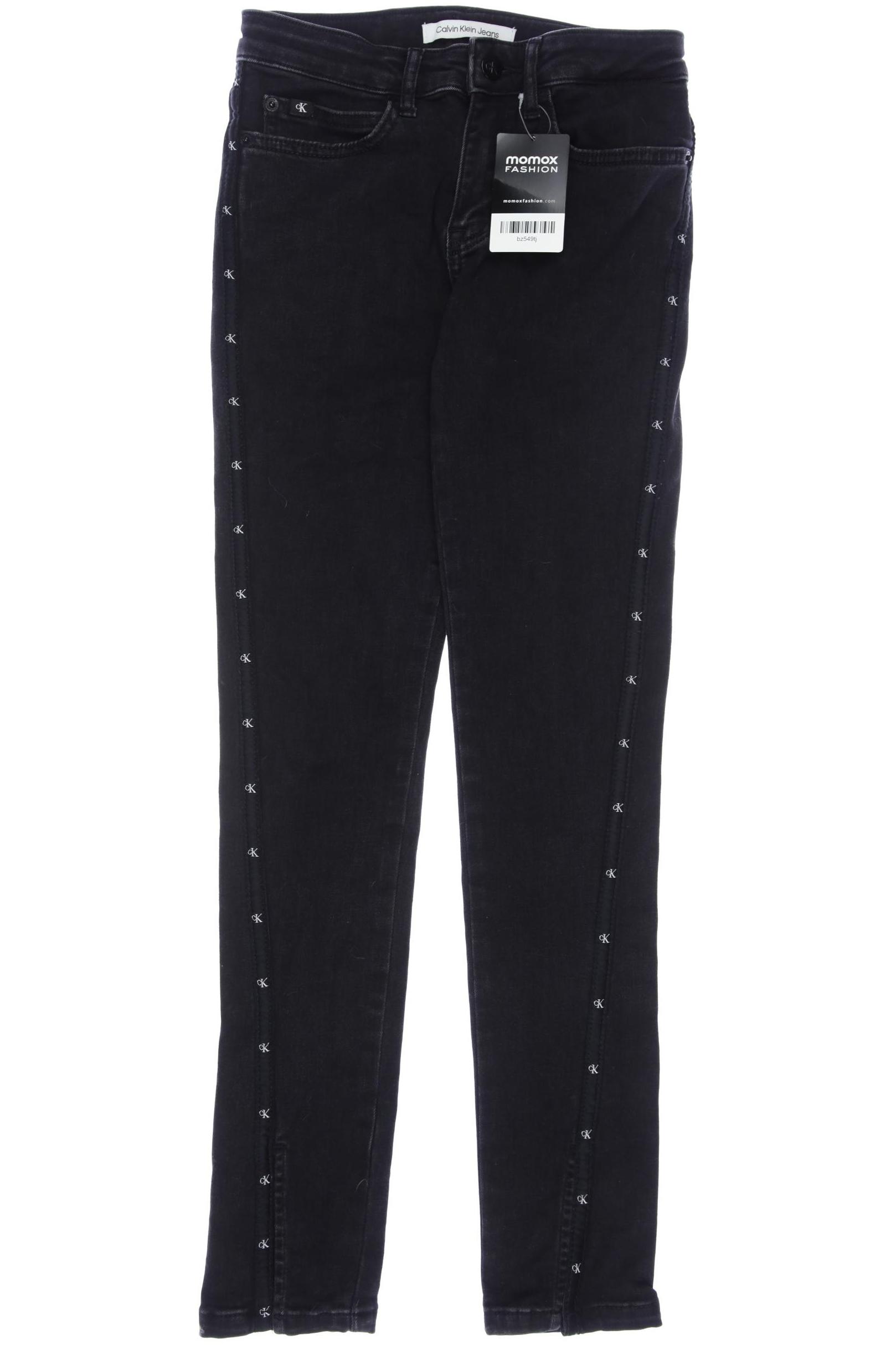 

Calvin Klein Jeans Damen Jeans, schwarz, Gr. 152
