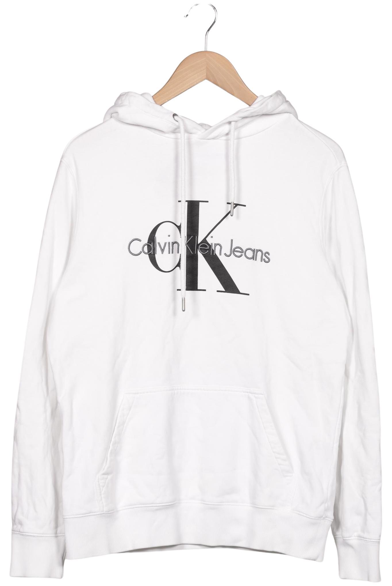 

Calvin Klein Jeans Herren Kapuzenpullover, weiß, Gr. 52