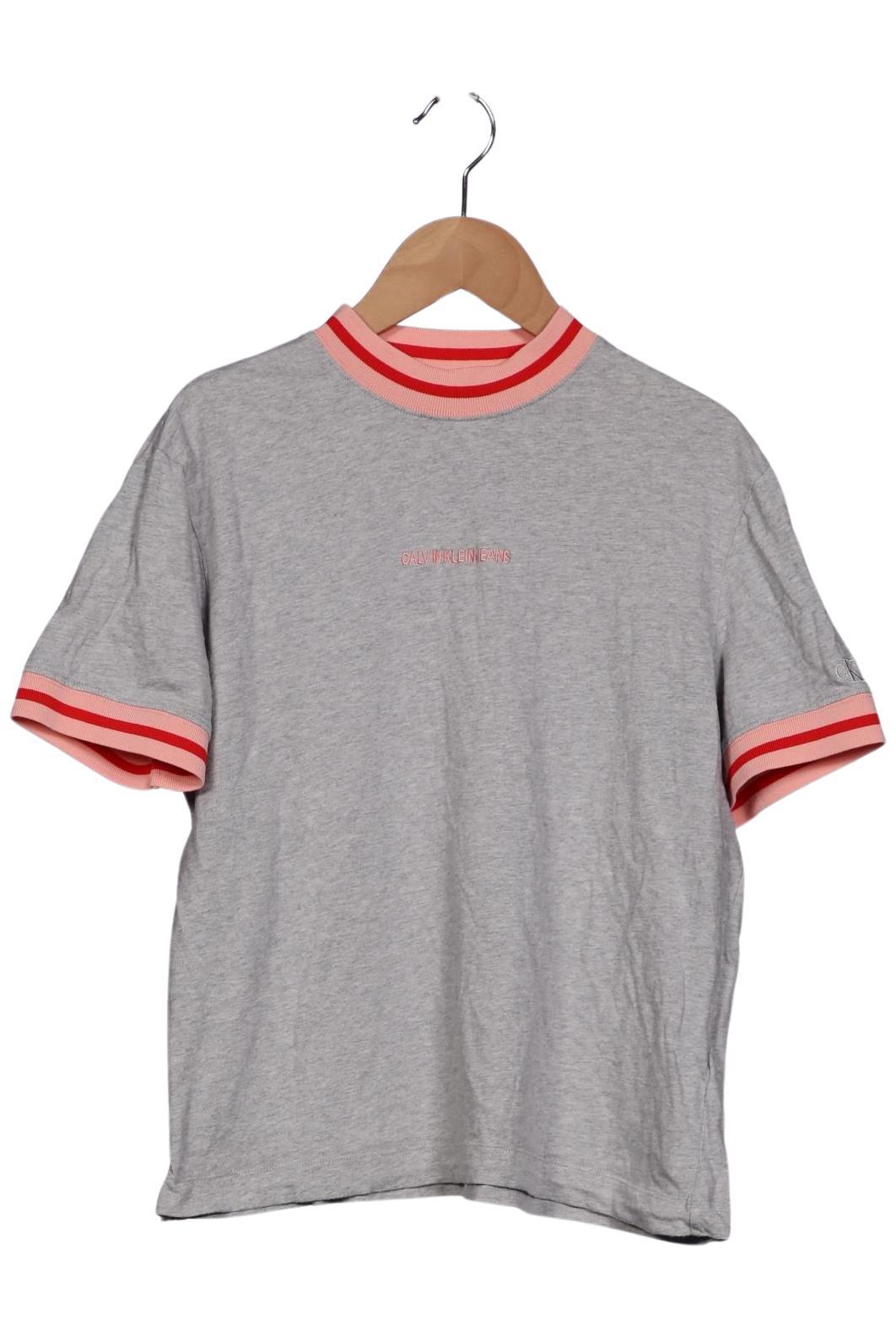 

Calvin Klein Jeans Damen T-Shirt, grau, Gr. 42