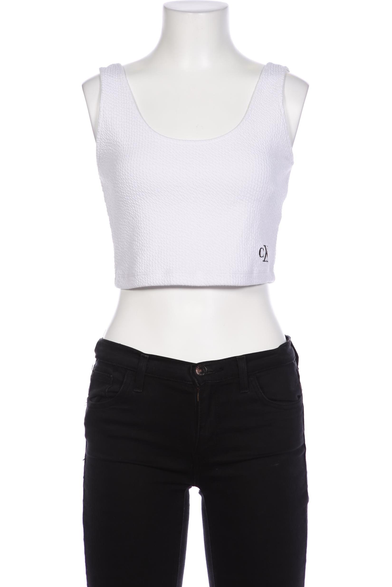 

Calvin Klein Jeans Damen Top, weiß, Gr. 38