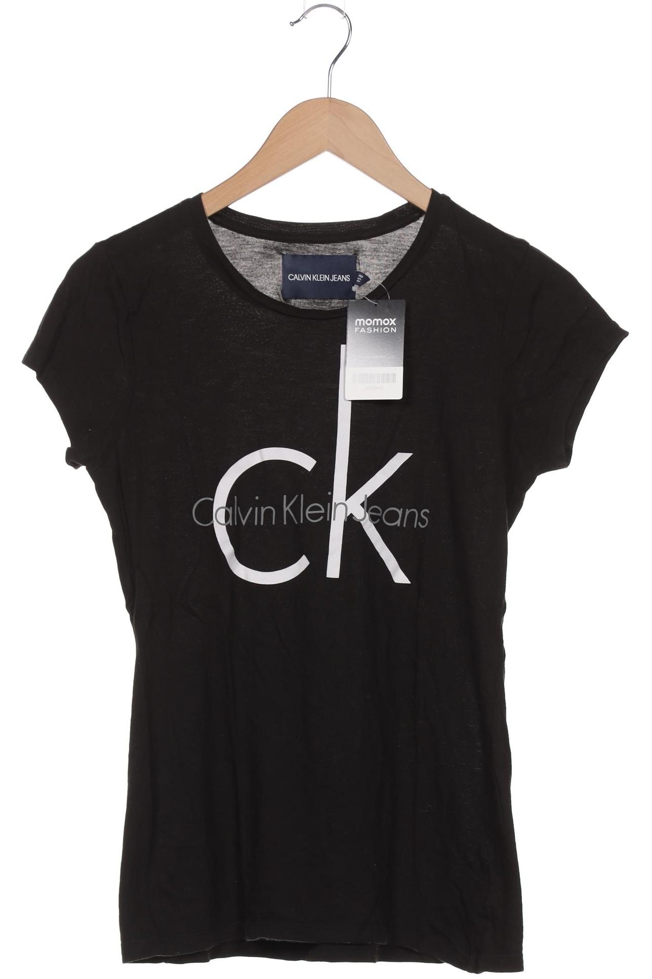 

Calvin Klein Jeans Damen T-Shirt, schwarz, Gr. 36