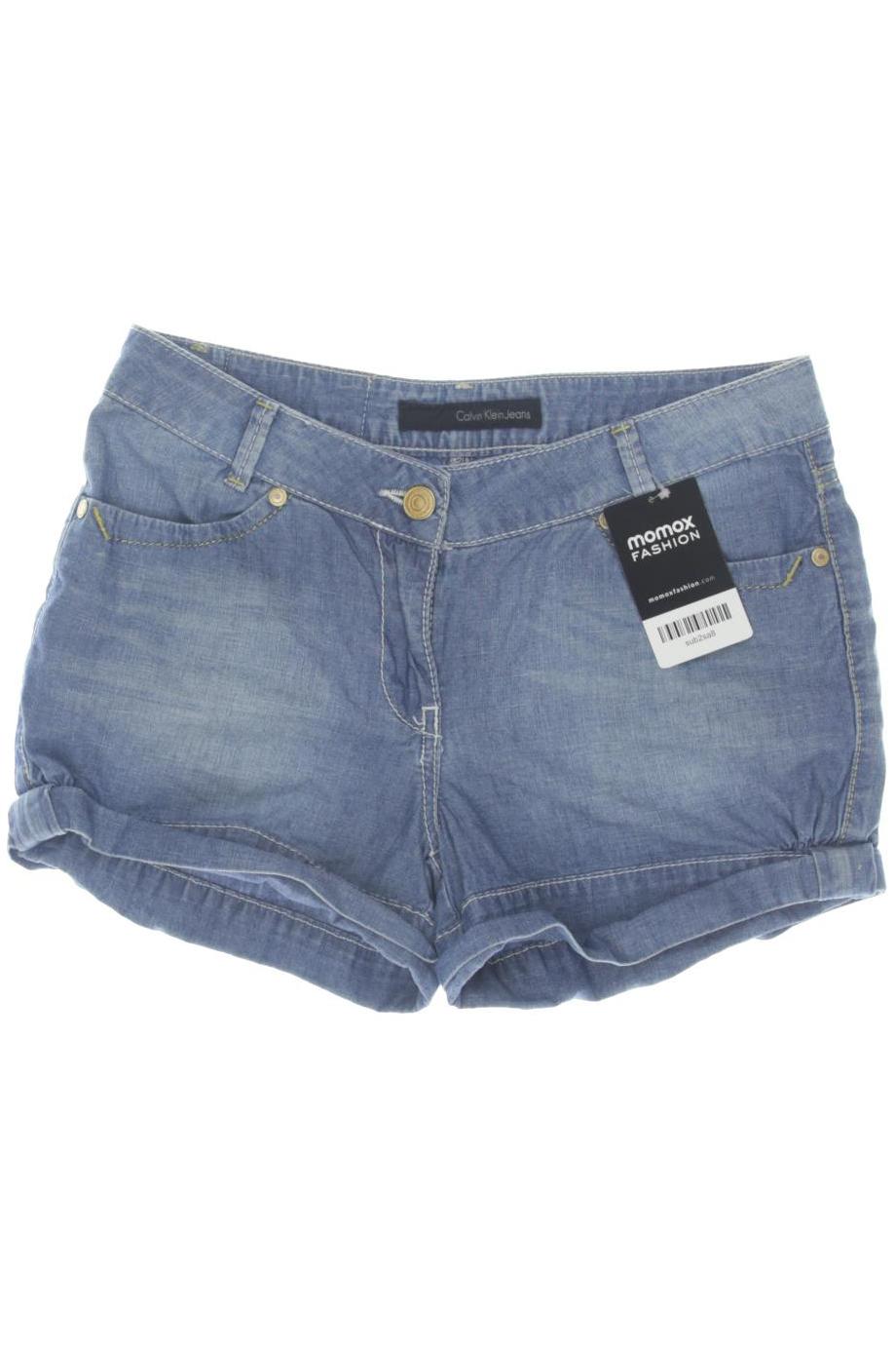 

Calvin Klein Jeans Damen Shorts, blau, Gr. 36