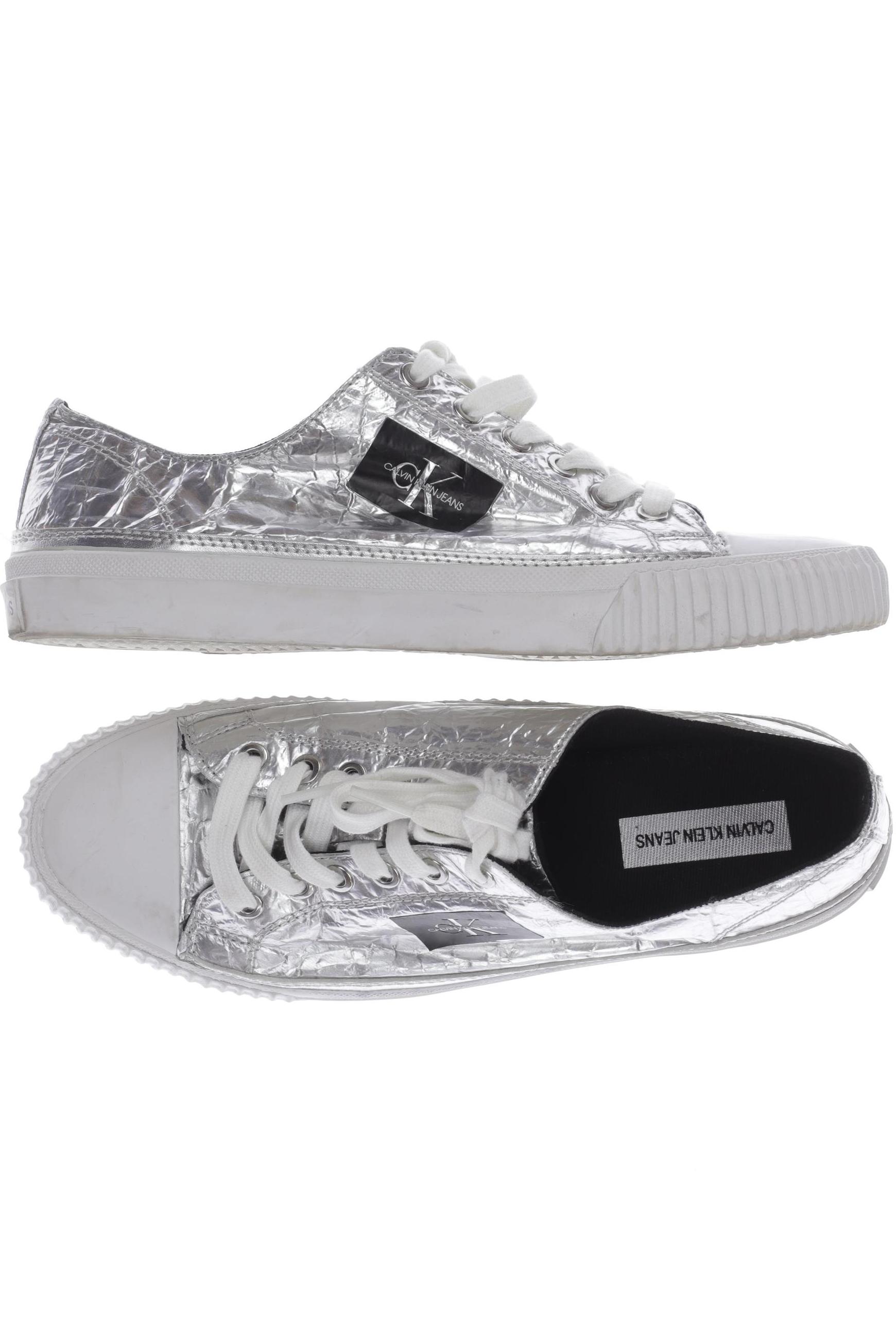 

Calvin Klein Jeans Damen Sneakers, silber, Gr. 40