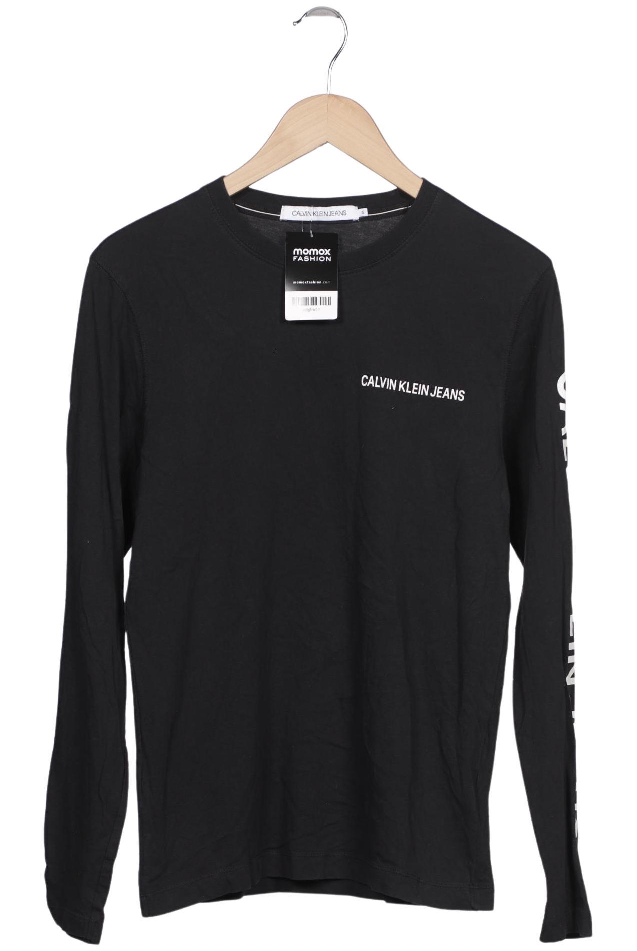 

Calvin Klein Jeans Herren Langarmshirt, schwarz, Gr. 134