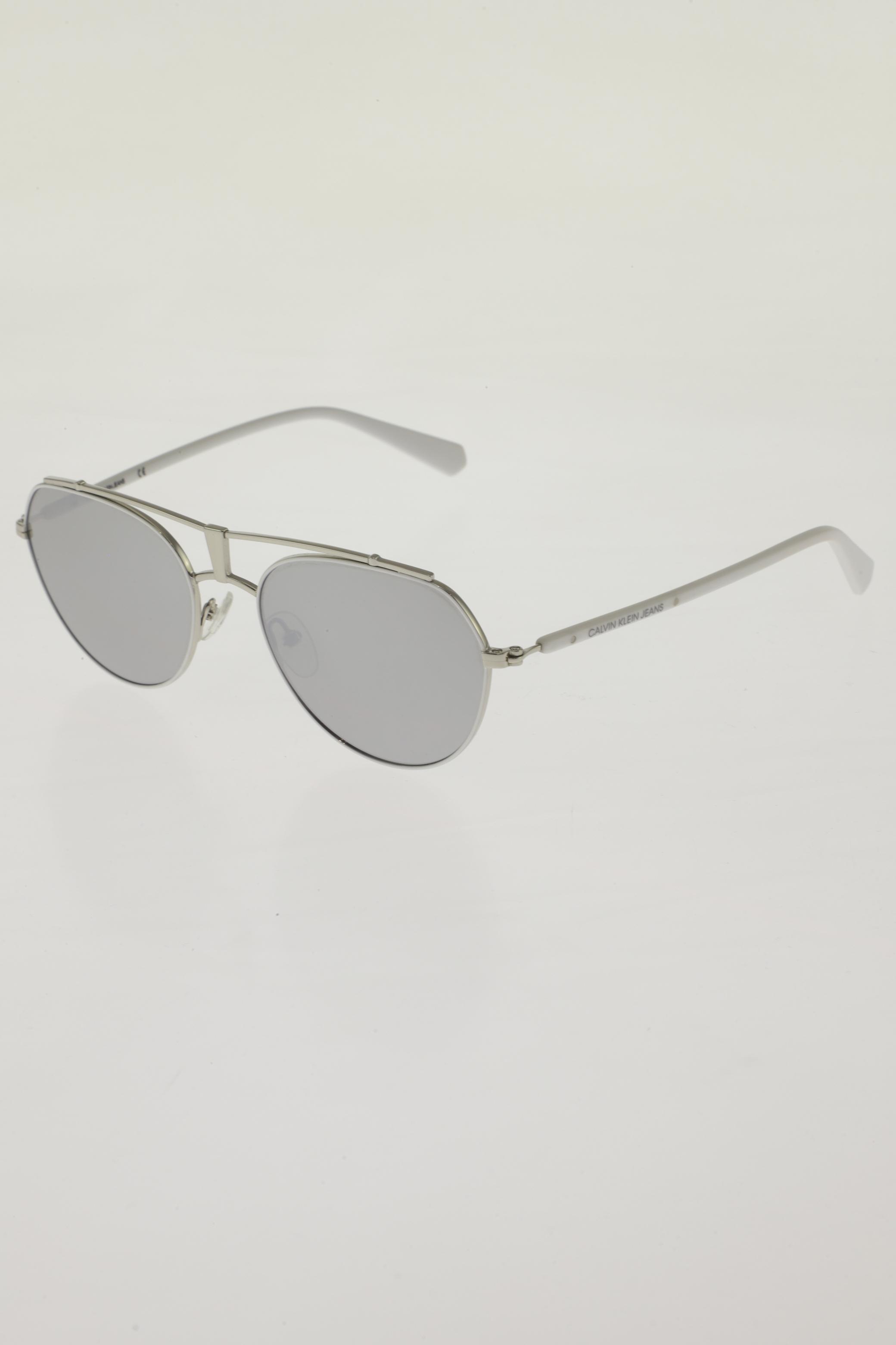 

Calvin Klein Jeans Damen Sonnenbrille, silber, Gr.