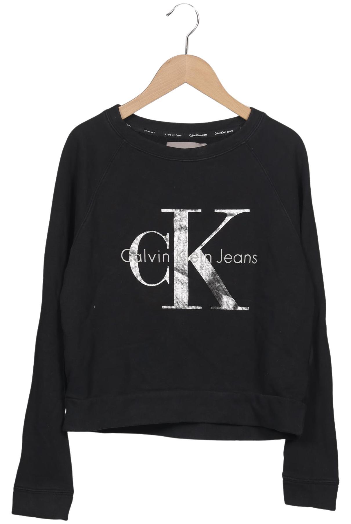 

Calvin Klein Jeans Damen Sweatshirt, schwarz, Gr. 36